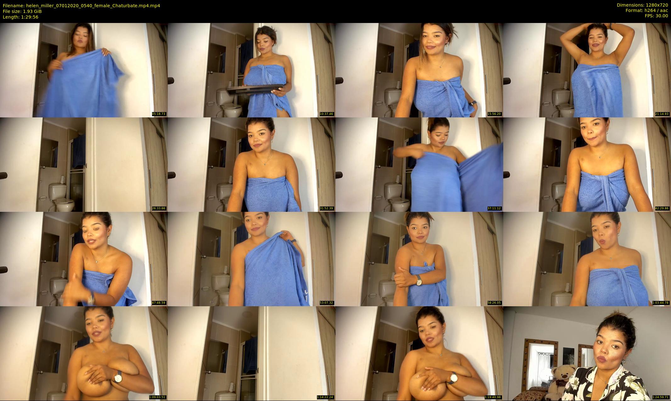 helen_miller — 90 minute Chaturbate female cam show recording, 720p, Jan 7, 2020
