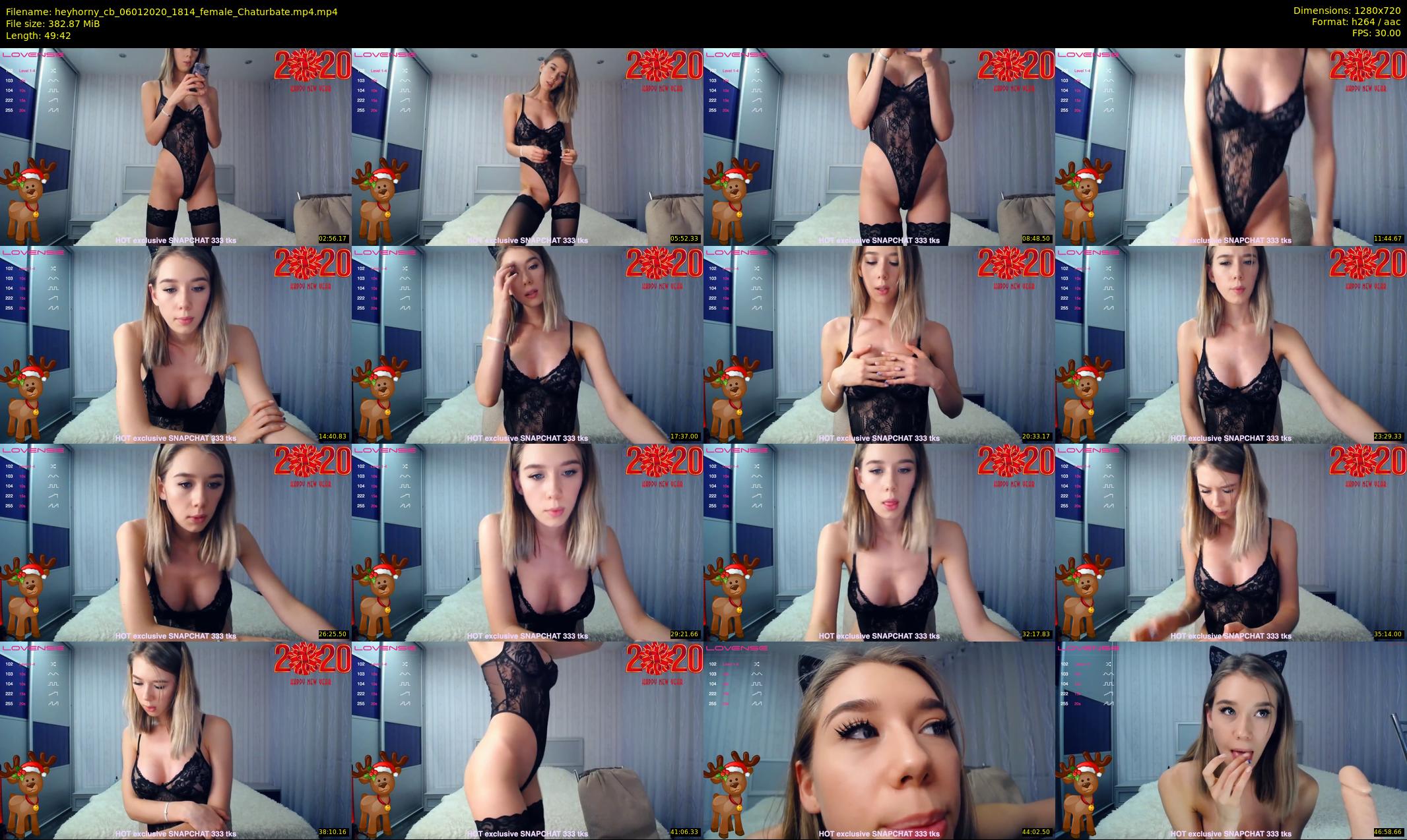 heyhorny_cb — 50 minute Chaturbate couple cam show recording, 720p, Jan 6, 2020