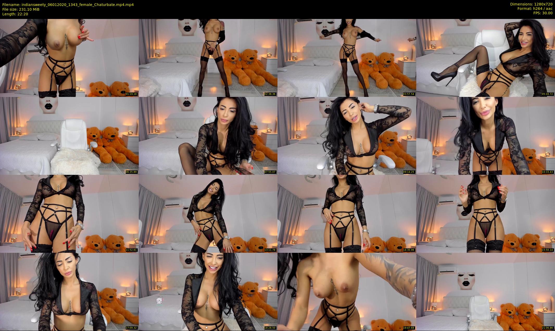 indiansweety — 23 minute Chaturbate female cam show recording, 720p, Jan 6, 2020