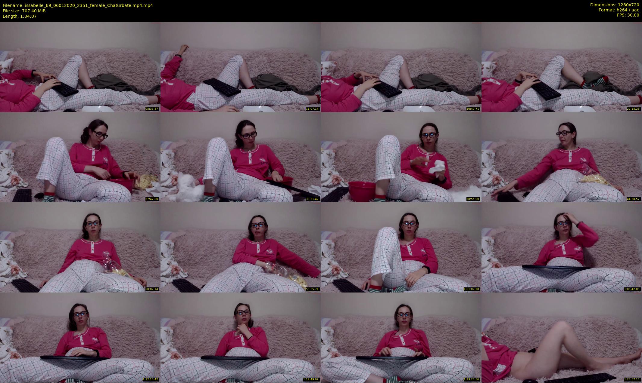 issabelle_69 — 95 minute Chaturbate couple cam show recording, 720p, Jan 6, 2020