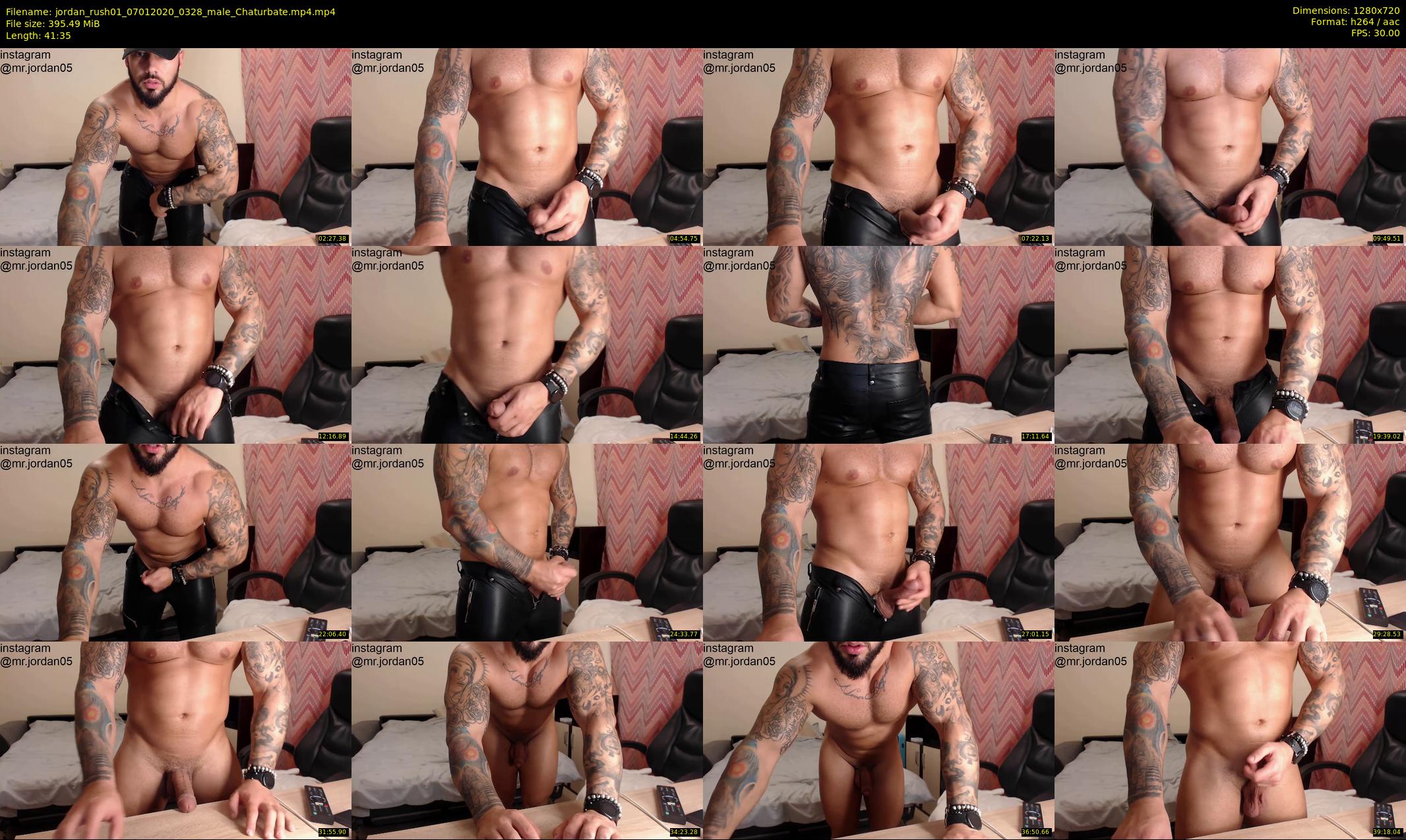 jordan_rush01 — 42 minute Chaturbate male cam show recording, 720p, Jan 7, 2020