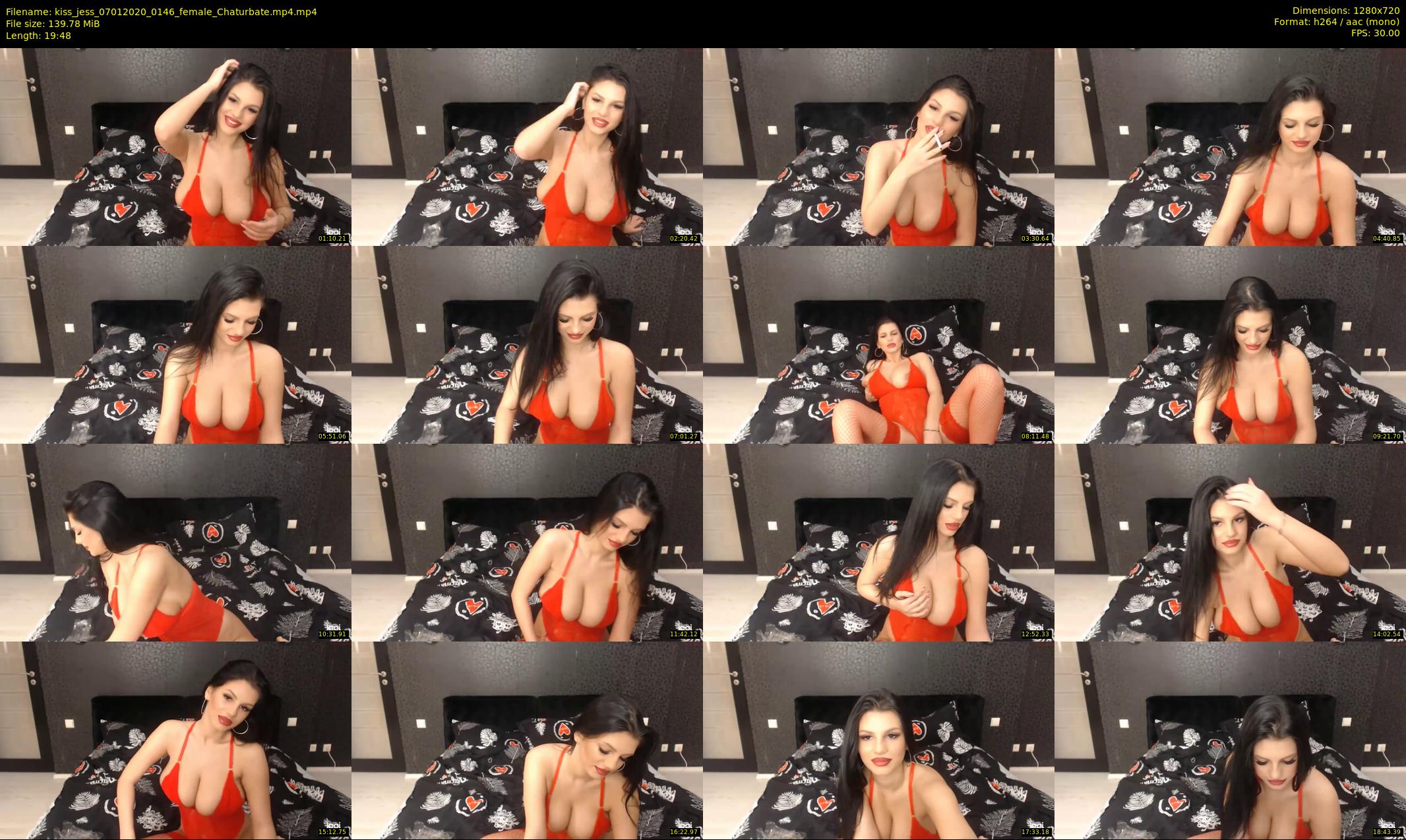 kiss_jess — 20 minute Chaturbate female cam show recording, 720p, Jan 7, 2020