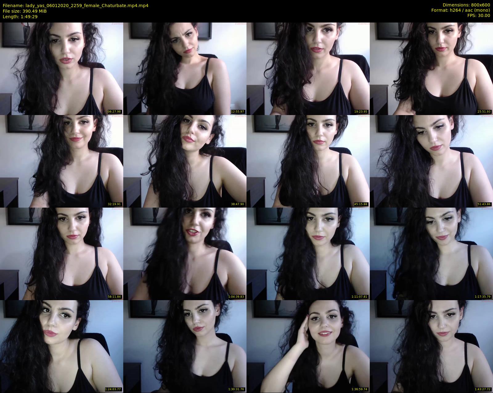 lady_yas — 110 minute Chaturbate female cam show recording, 480p, Jan 6, 2020