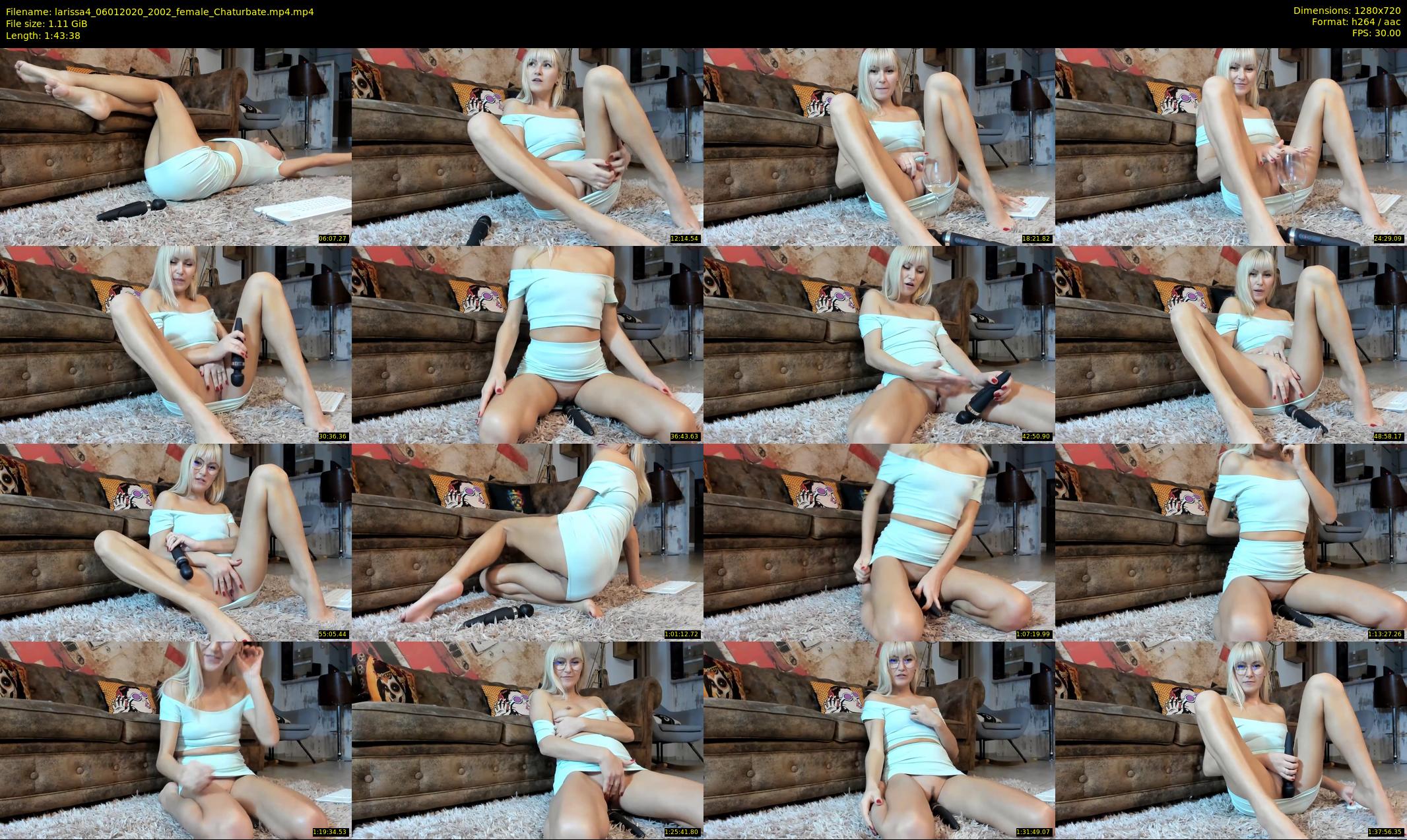 larissa4 — 104 minute Chaturbate female cam show recording, 720p, Jan 6, 2020