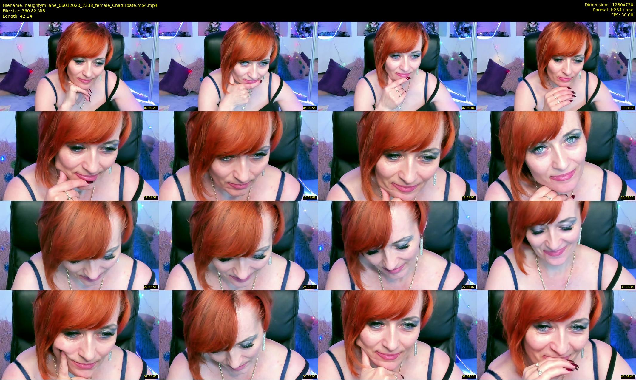 naughtymilane — 43 minute Chaturbate female cam show recording, 720p, Jan 6, 2020