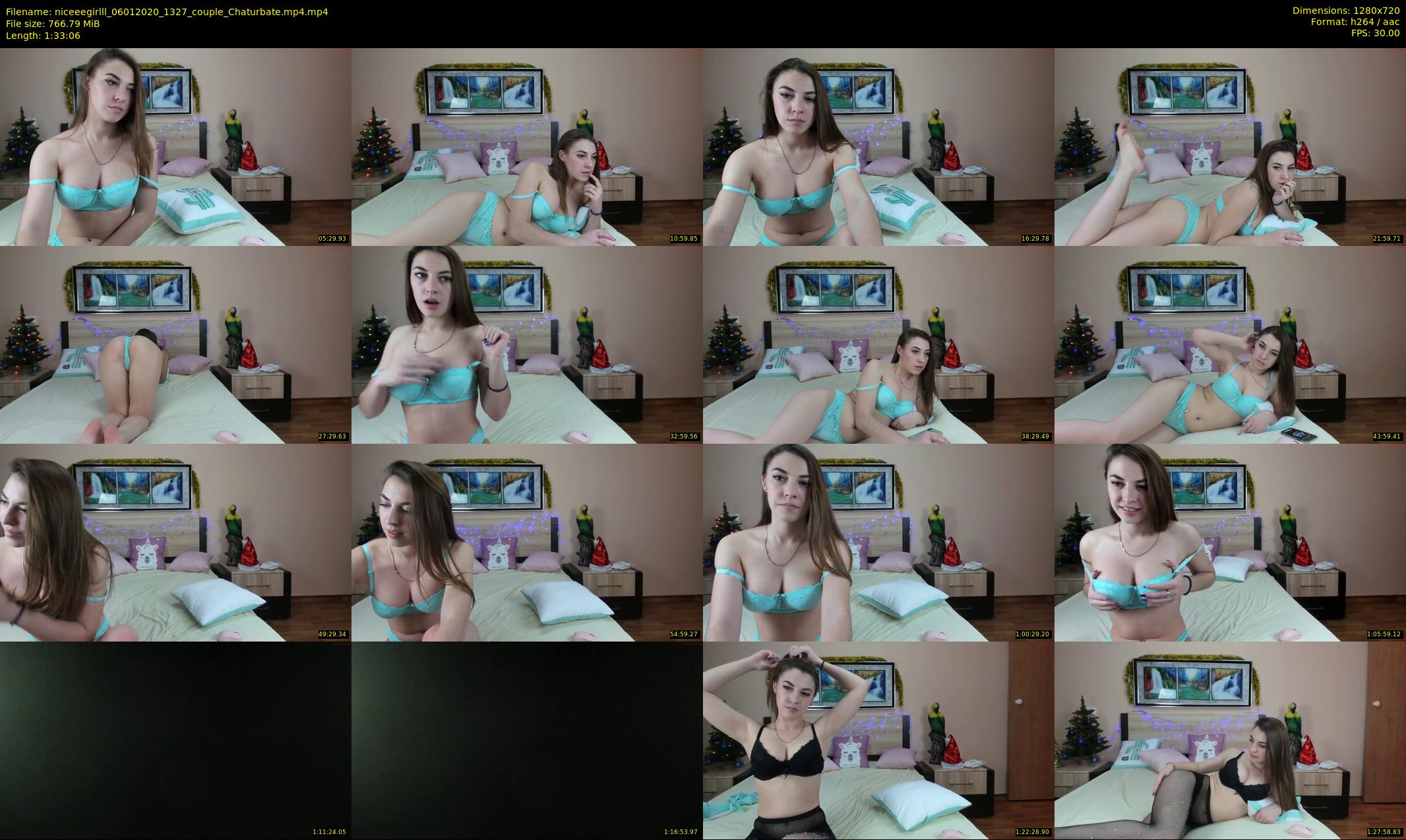 niceeegirlll — 94 minute Chaturbate couple cam show recording, 720p, Jan 6, 2020