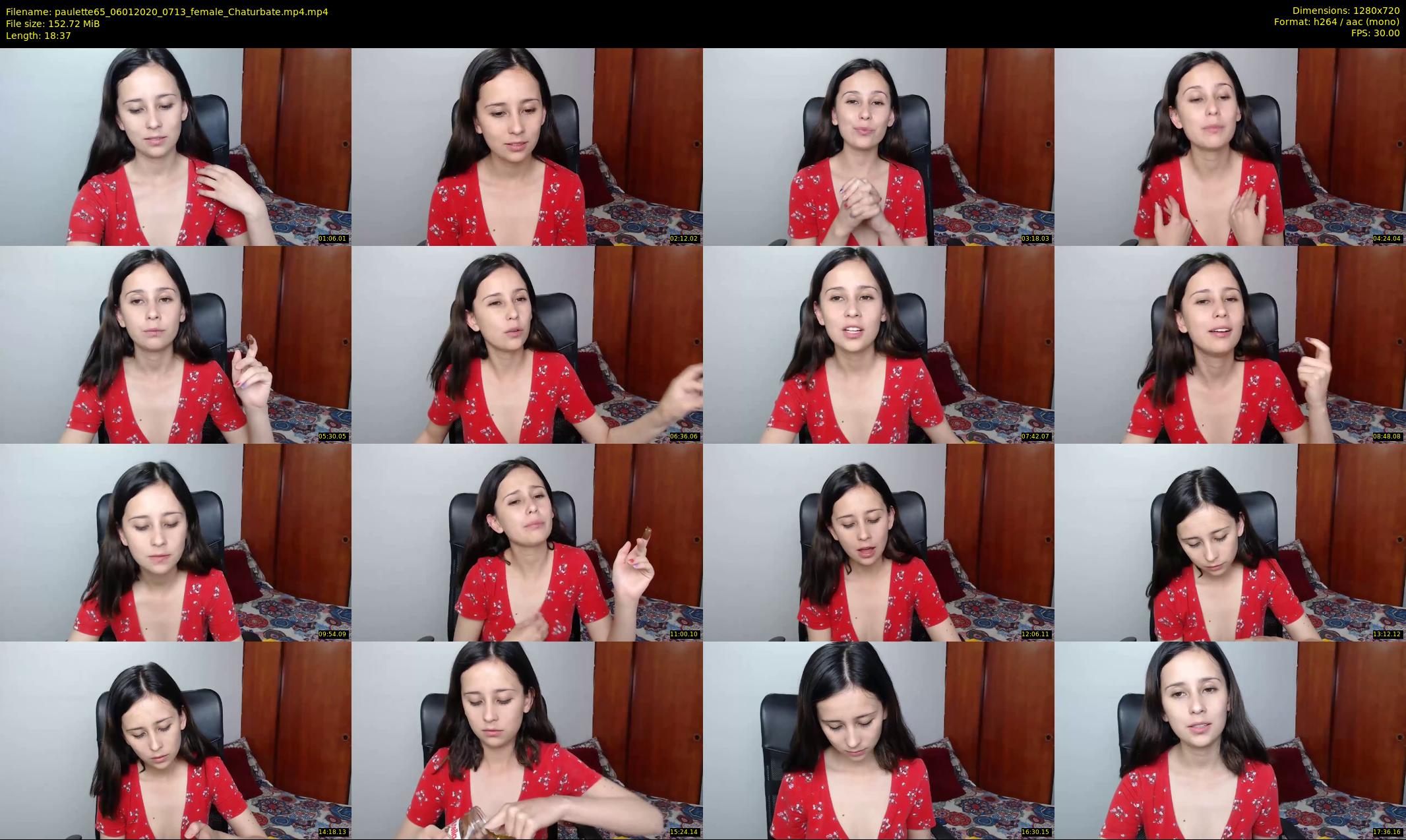 paulette65 — 19 minute Chaturbate female cam show recording, 720p, Jan 6, 2020