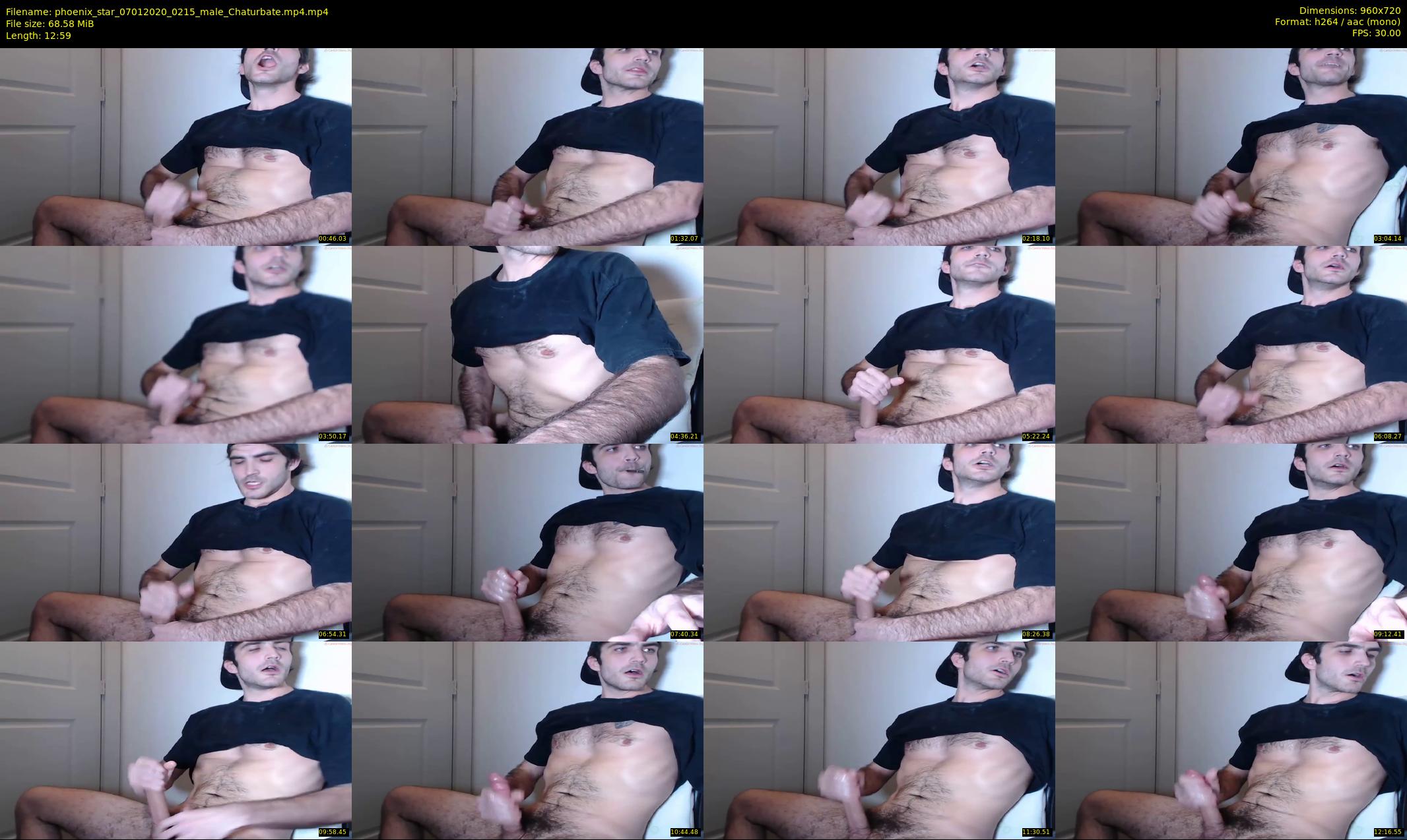 phoenix_star — 13 minute Chaturbate male cam show recording, 720p, Jan 7, 2020