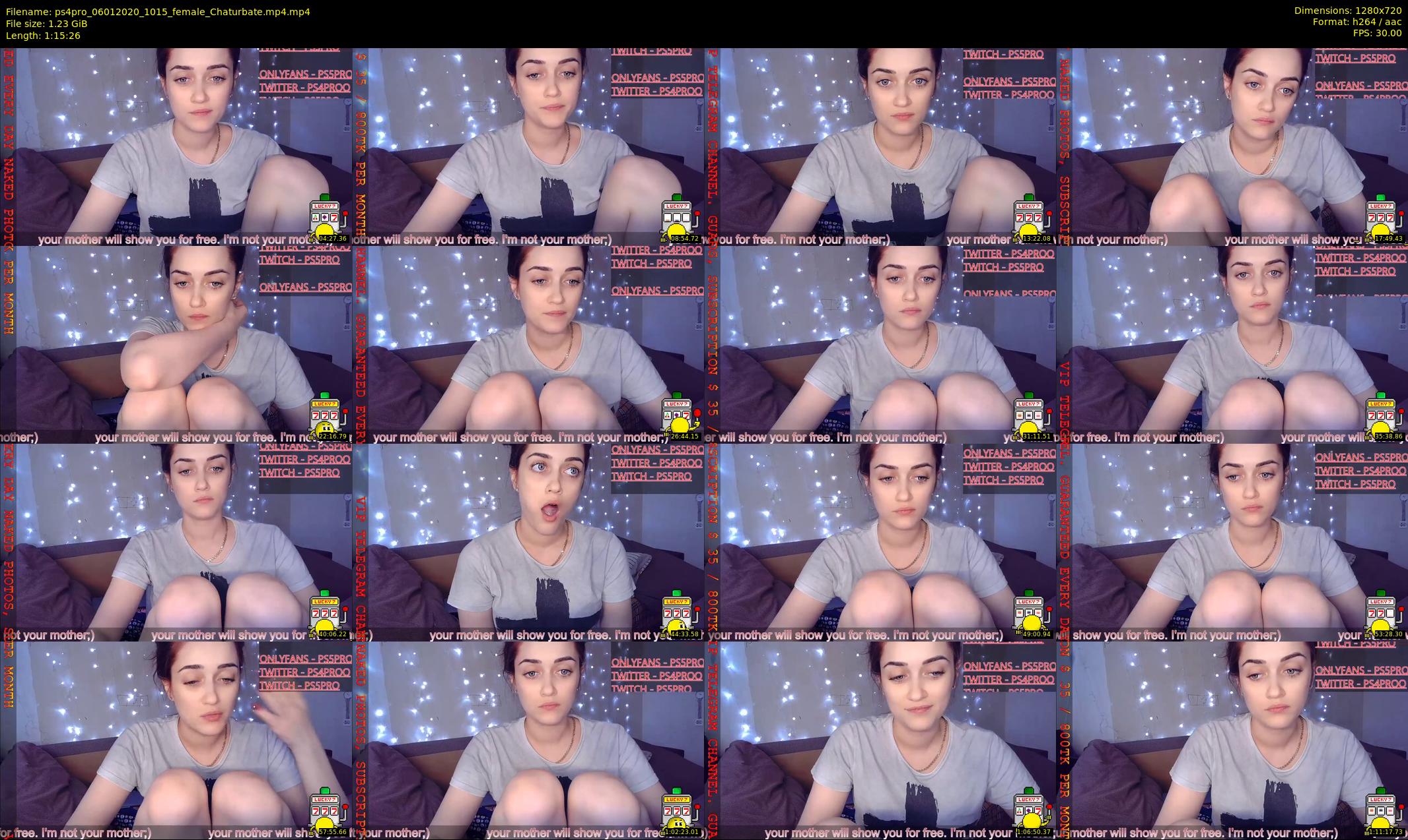 ps4pro — 76 minute Chaturbate female cam show recording, 720p, Jan 6, 2020
