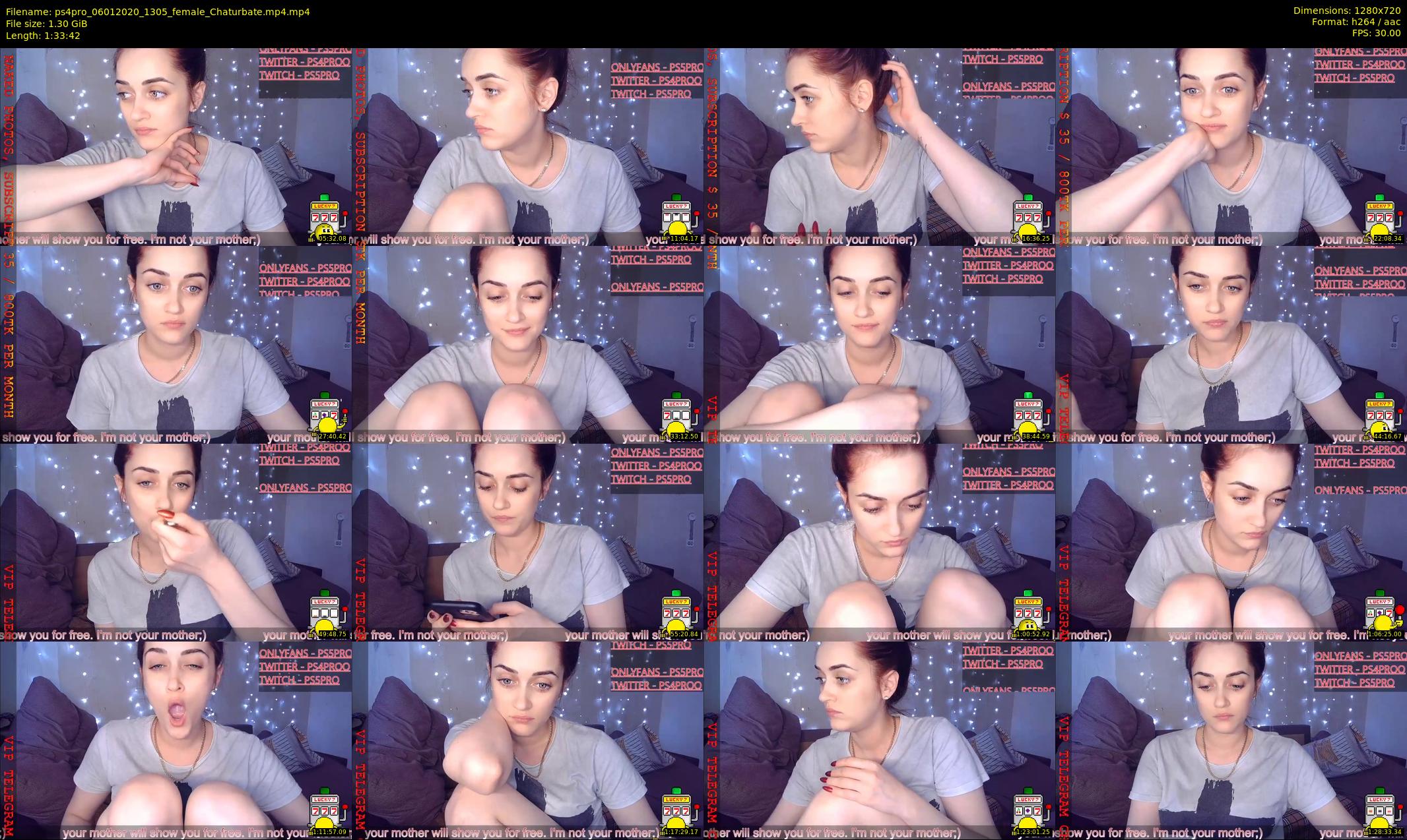 ps4pro — 94 minute Chaturbate female cam show recording, 720p, Jan 6, 2020
