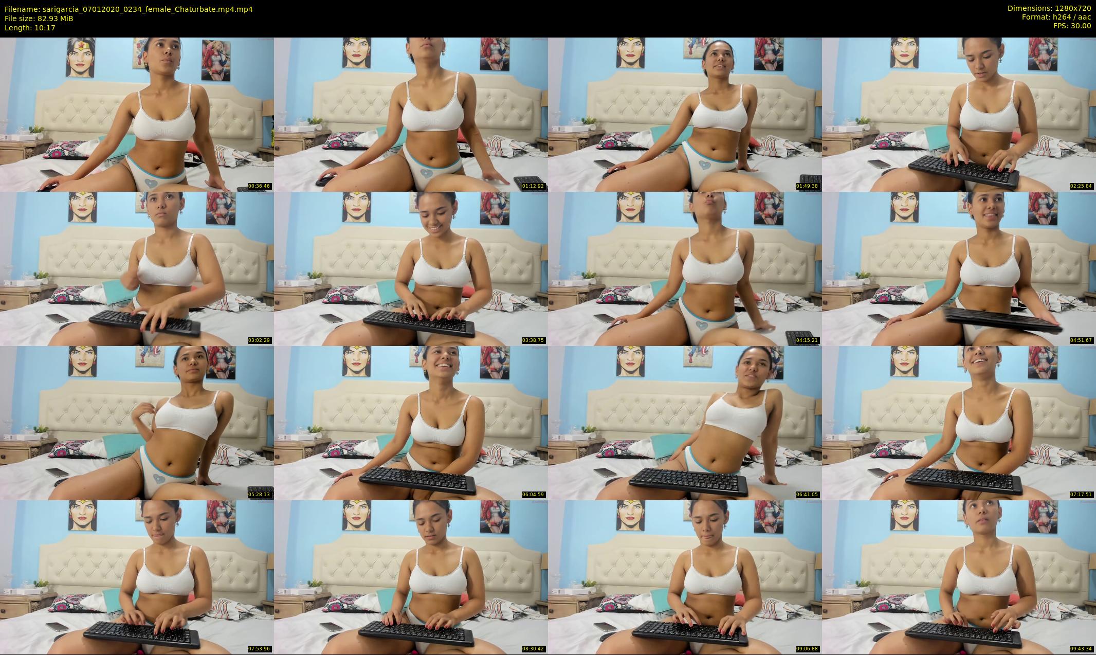 sarigarcia — 11 minute Chaturbate female cam show recording, 720p, Jan 7, 2020
