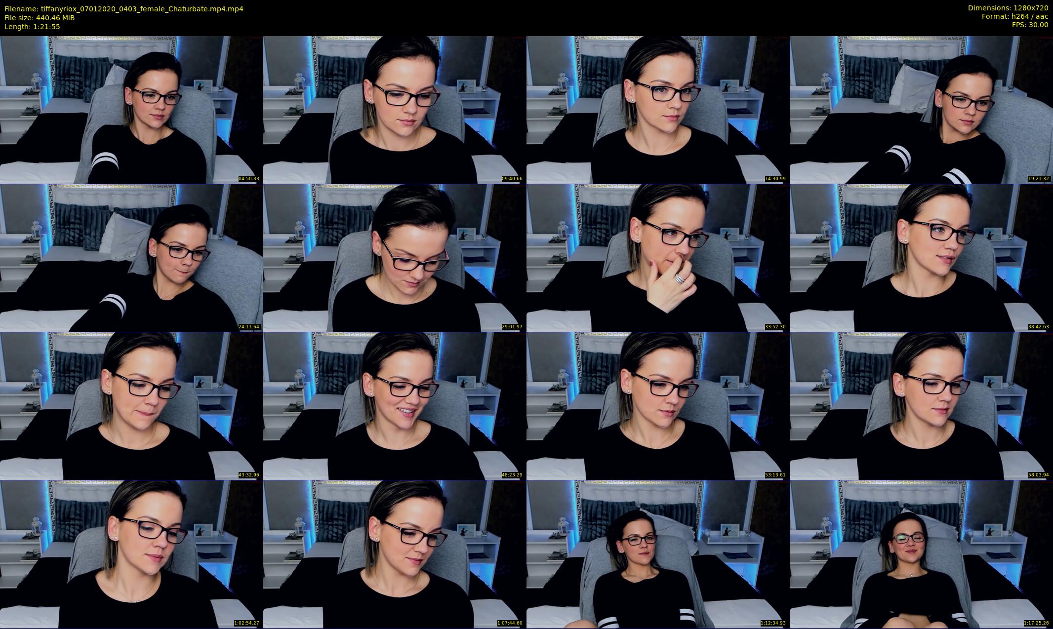 tiffanyriox — 82 minute Chaturbate female cam show recording, 720p, Jan 7, 2020
