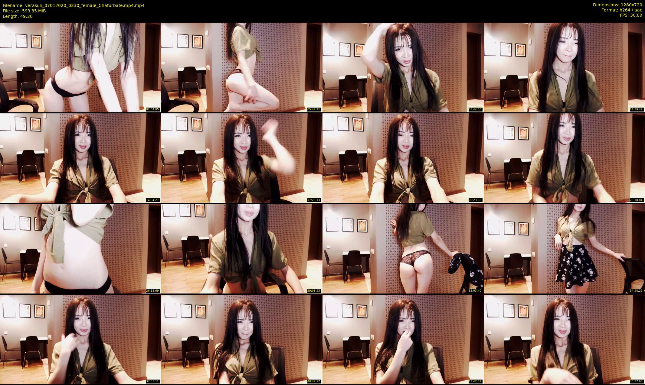 verasun — 50 minute Chaturbate female cam show recording, 720p, Jan 7, 2020