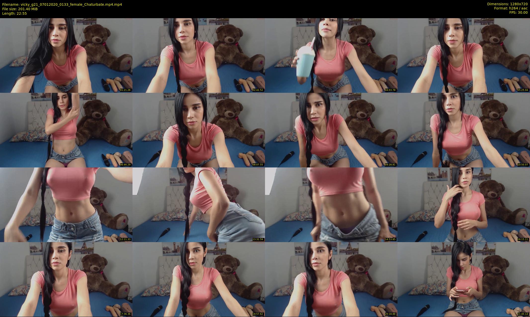vicky_g21 — 23 minute Chaturbate female cam show recording, 720p, Jan 7, 2020