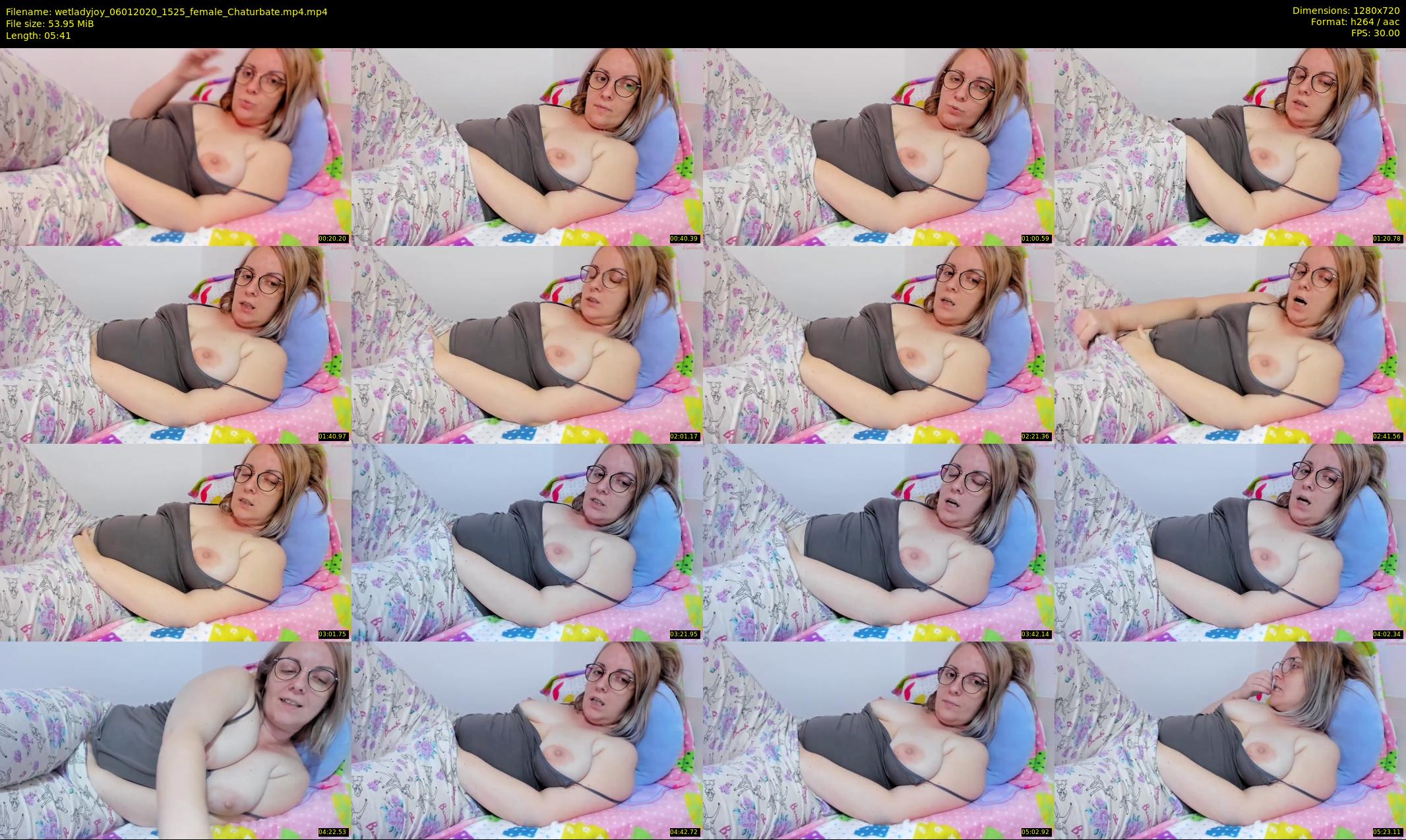 wetladyjoy — 6 minute Chaturbate female cam show recording, 720p, Jan 6, 2020