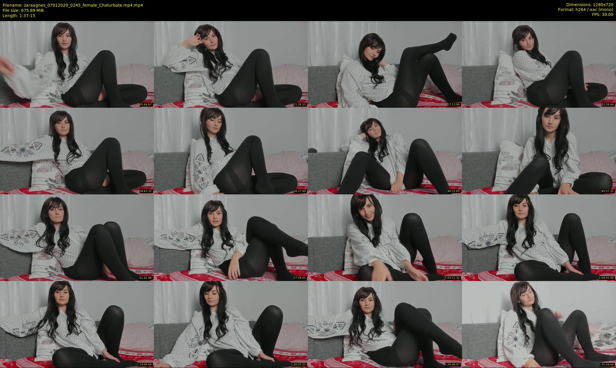 zaraagnes — 98 minute Chaturbate female cam show recording, 720p, Jan 7, 2020