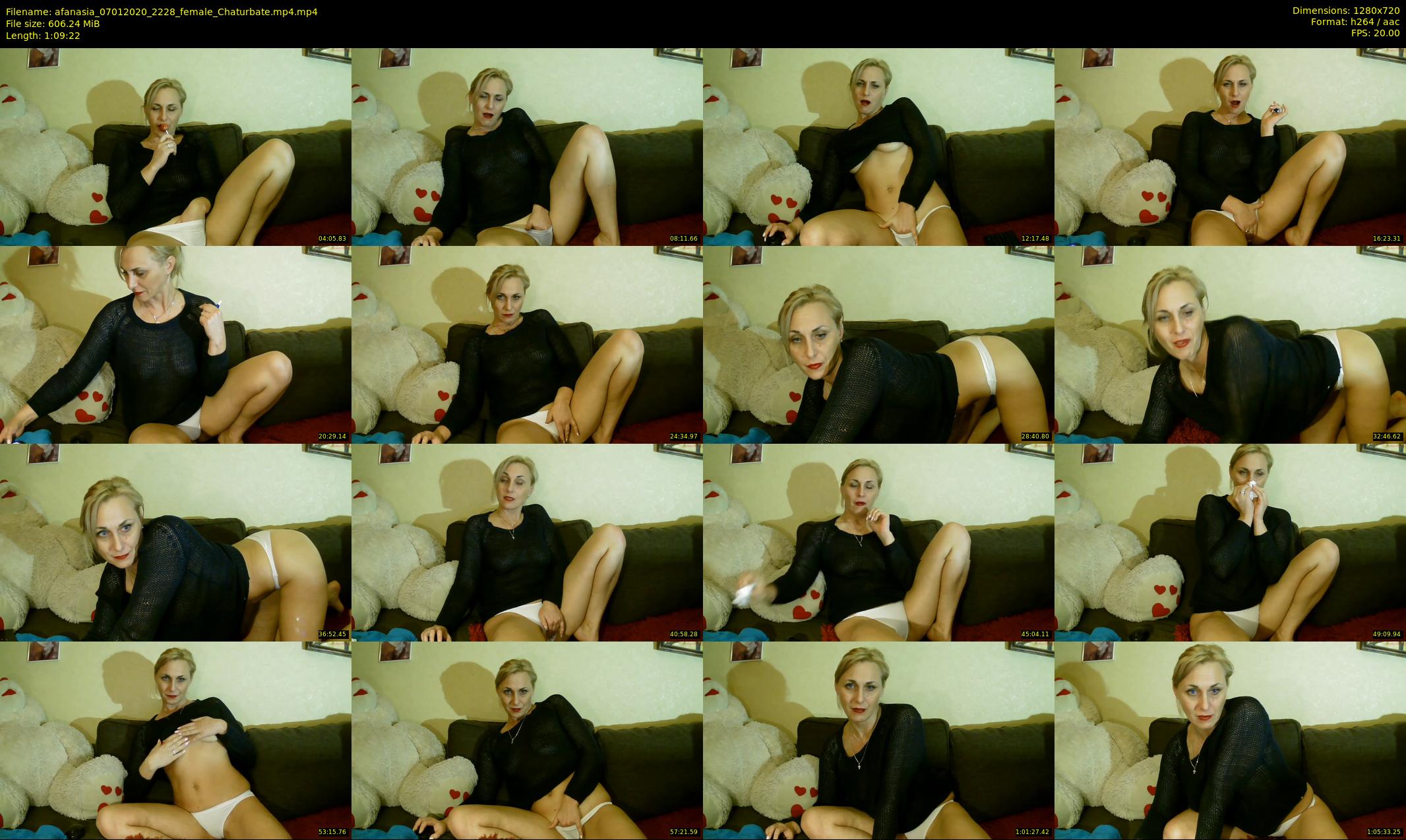 afanasia — 70 minute Chaturbate female cam show recording, 720p, Jan 7, 2020