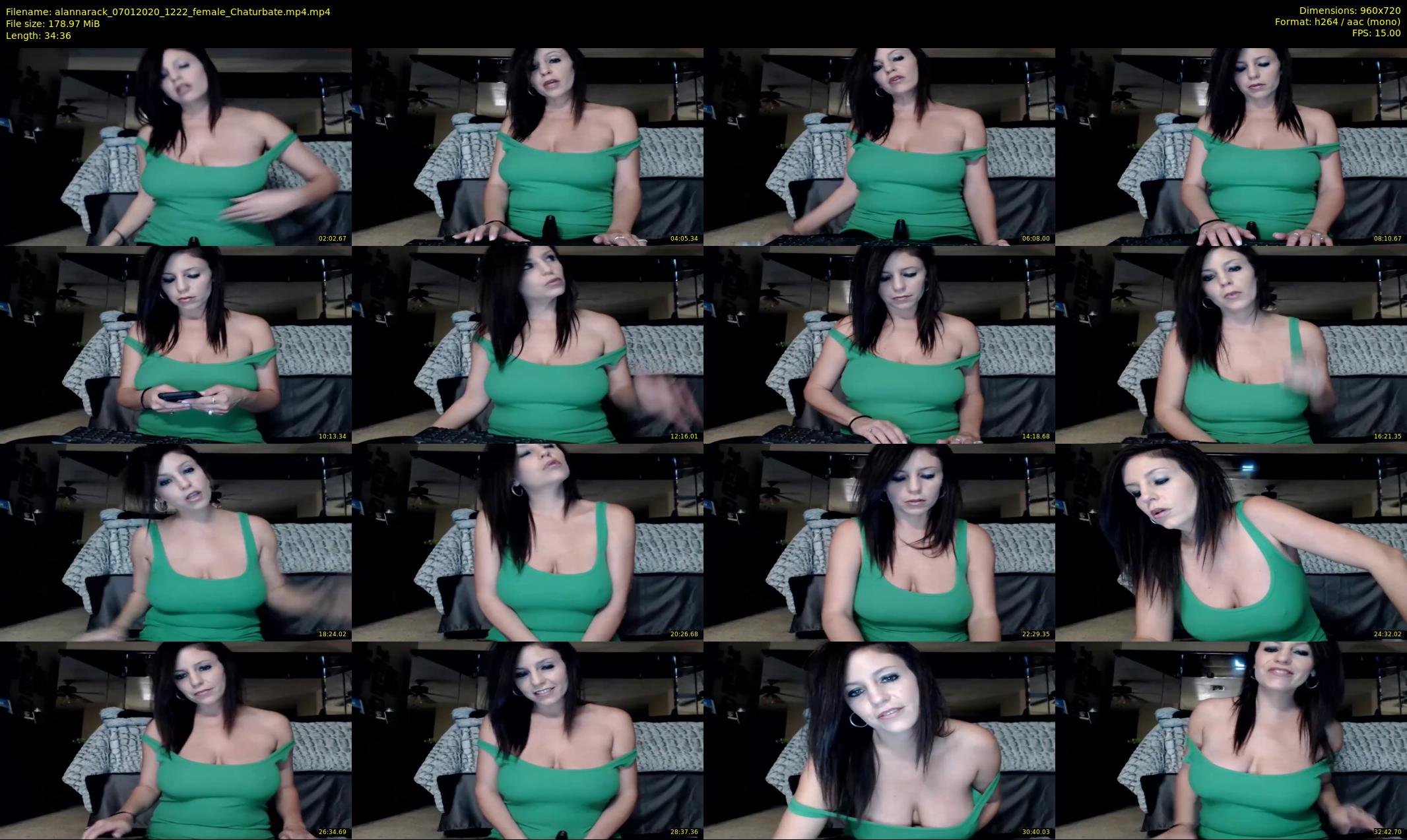 alannarack — 35 minute Chaturbate female cam show recording, 720p, Jan 7, 2020