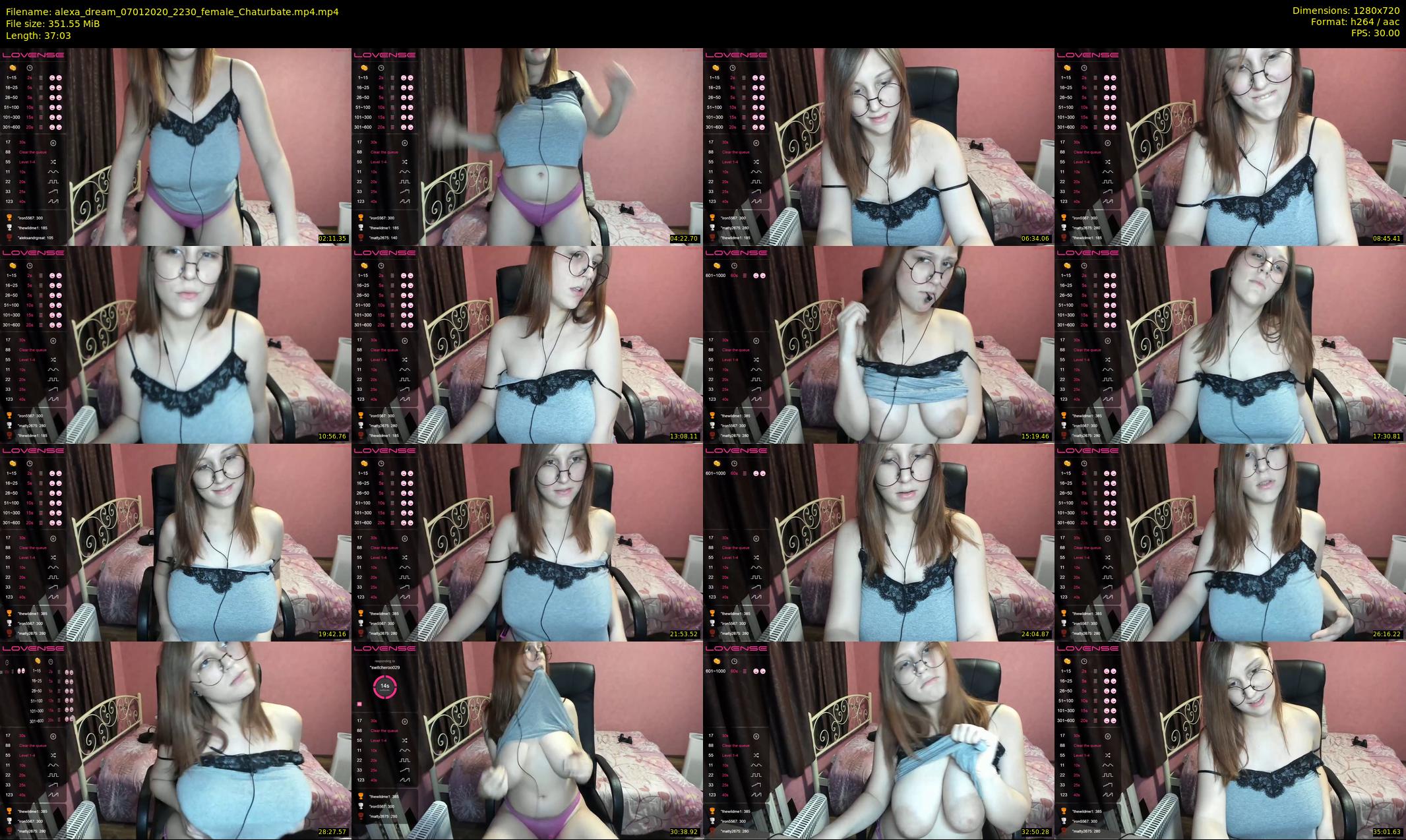 alexa_dream — 38 minute Chaturbate female cam show recording, 720p, Jan 7, 2020