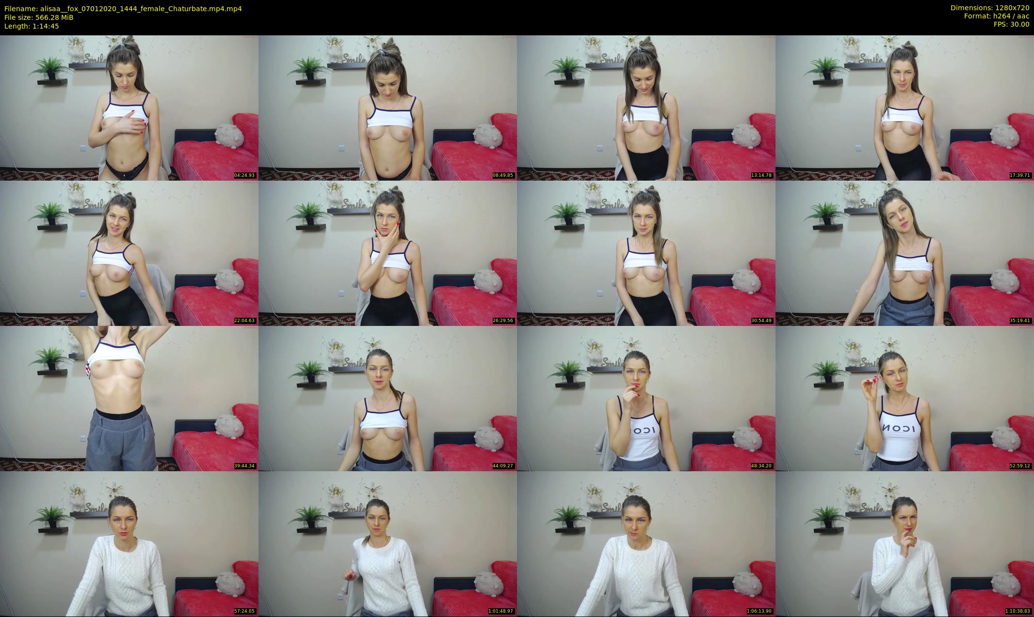 alisaa__fox — 75 minute Chaturbate female cam show recording, 720p, Jan 7, 2020