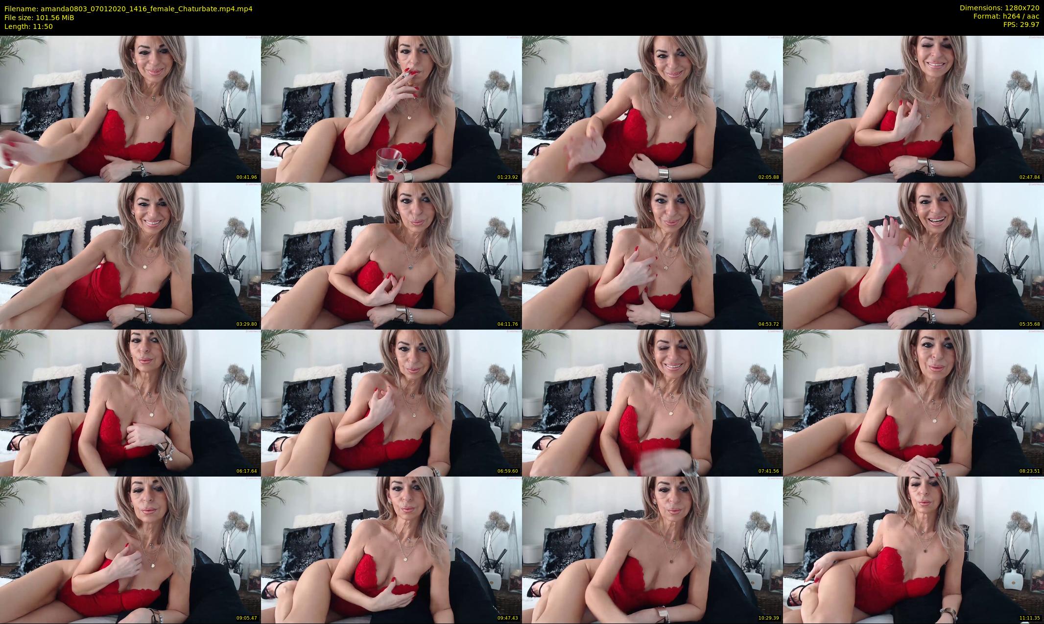 amanda0803 — 12 minute Chaturbate female cam show recording, 720p, Jan 7, 2020