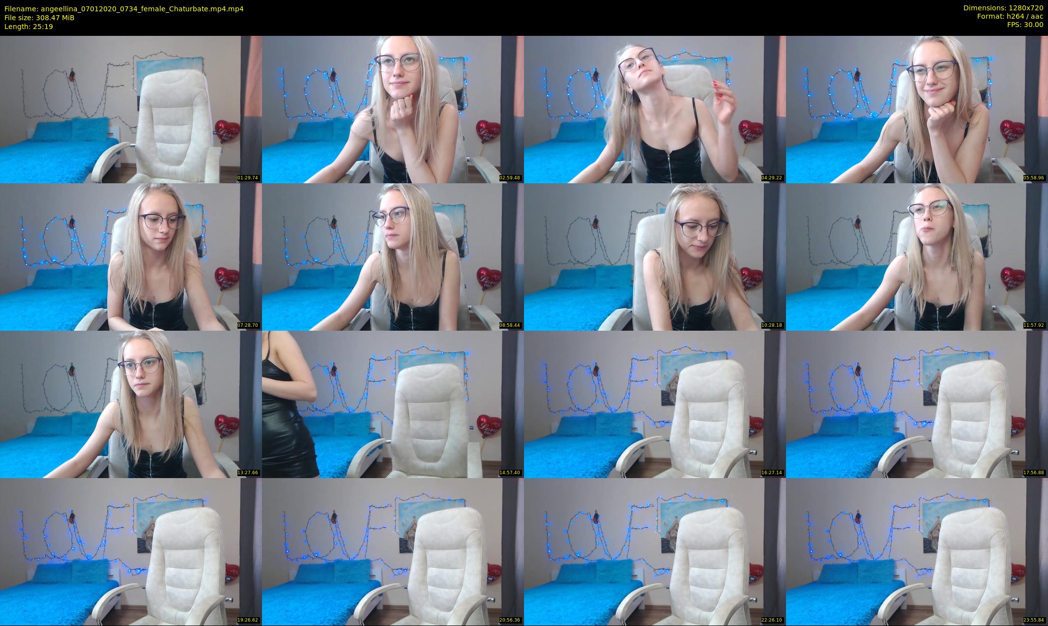 angeellina — 26 minute Chaturbate female cam show recording, 720p, Jan 7, 2020