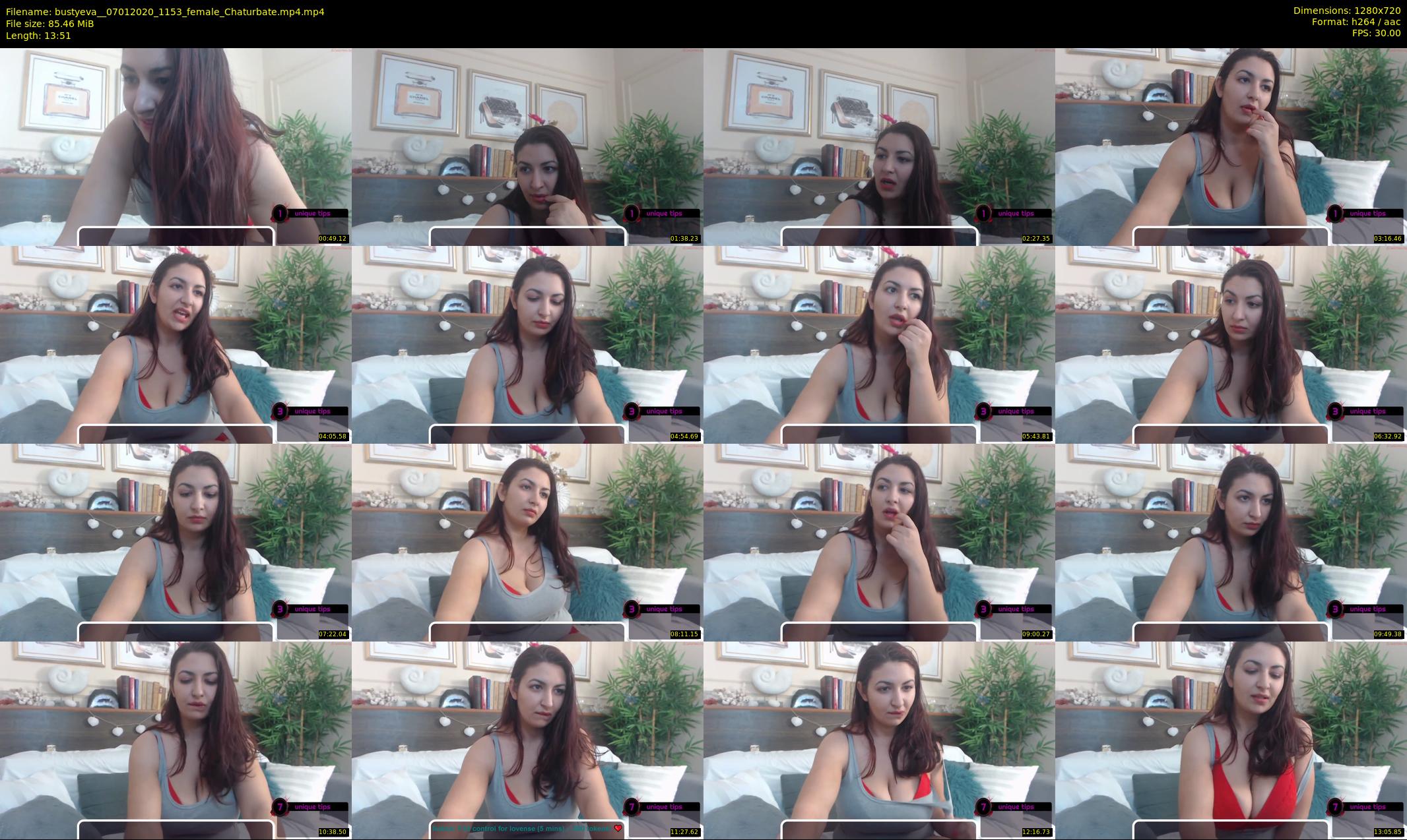bustyeva_ — 14 minute Chaturbate female cam show recording, 720p, Jan 7, 2020