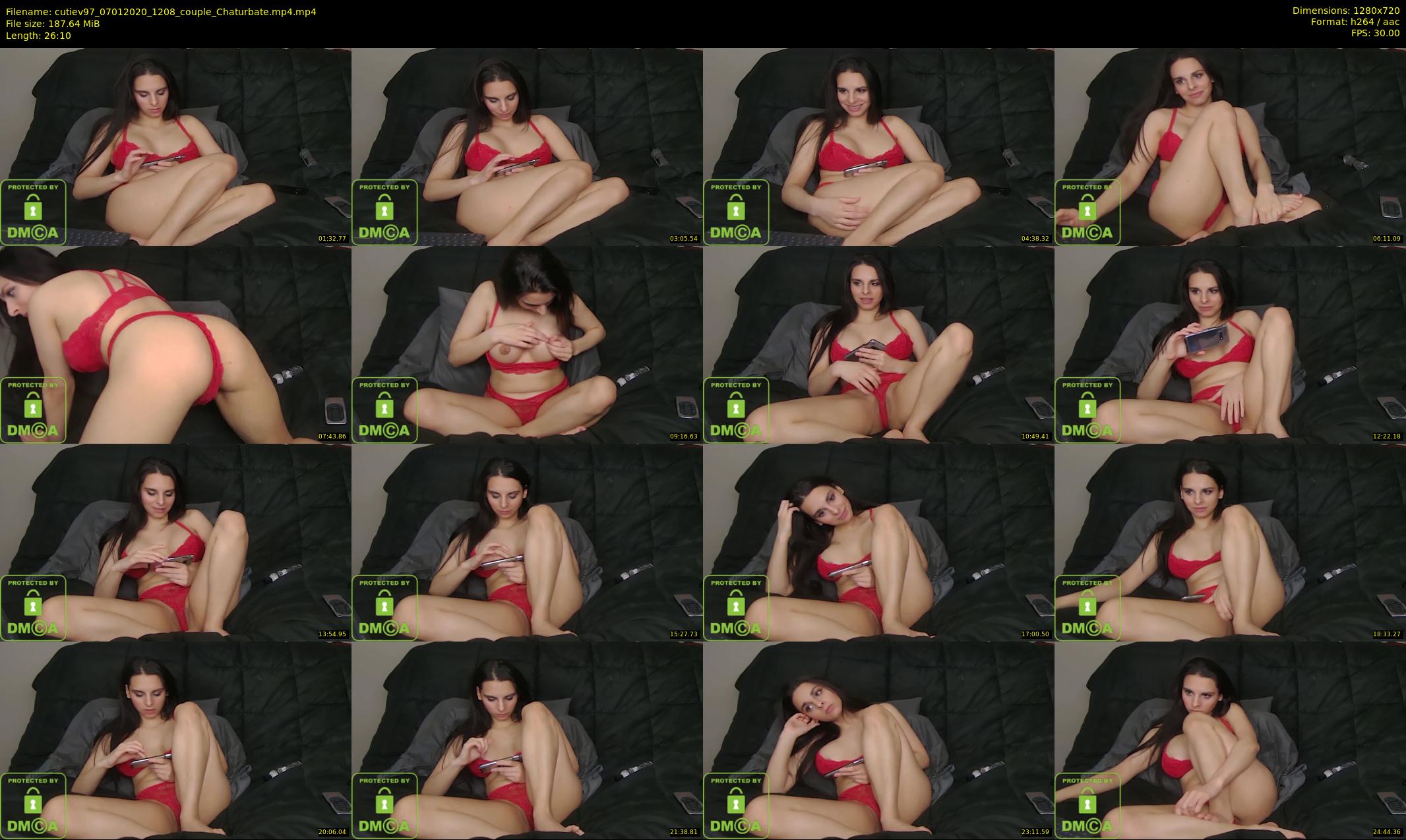 cutiev97 — 27 minute Chaturbate couple cam show recording, 720p, Jan 7, 2020