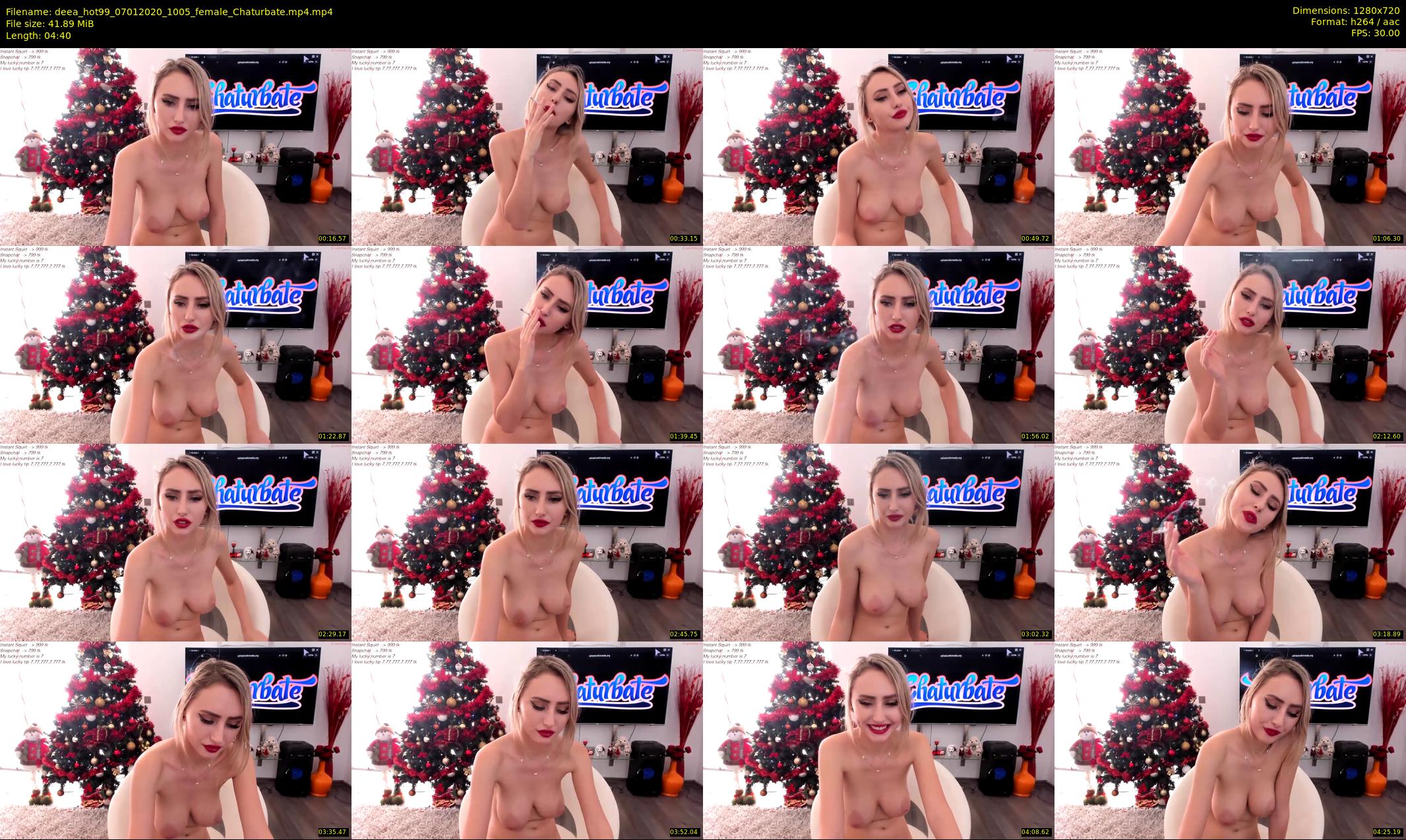 deea_hot99 — 5 minute Chaturbate female cam show recording, 720p, Jan 7, 2020