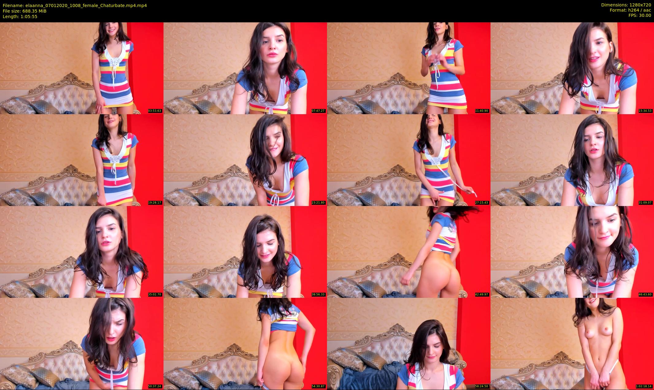elaanna — 66 minute Chaturbate female cam show recording, 720p, Jan 7, 2020