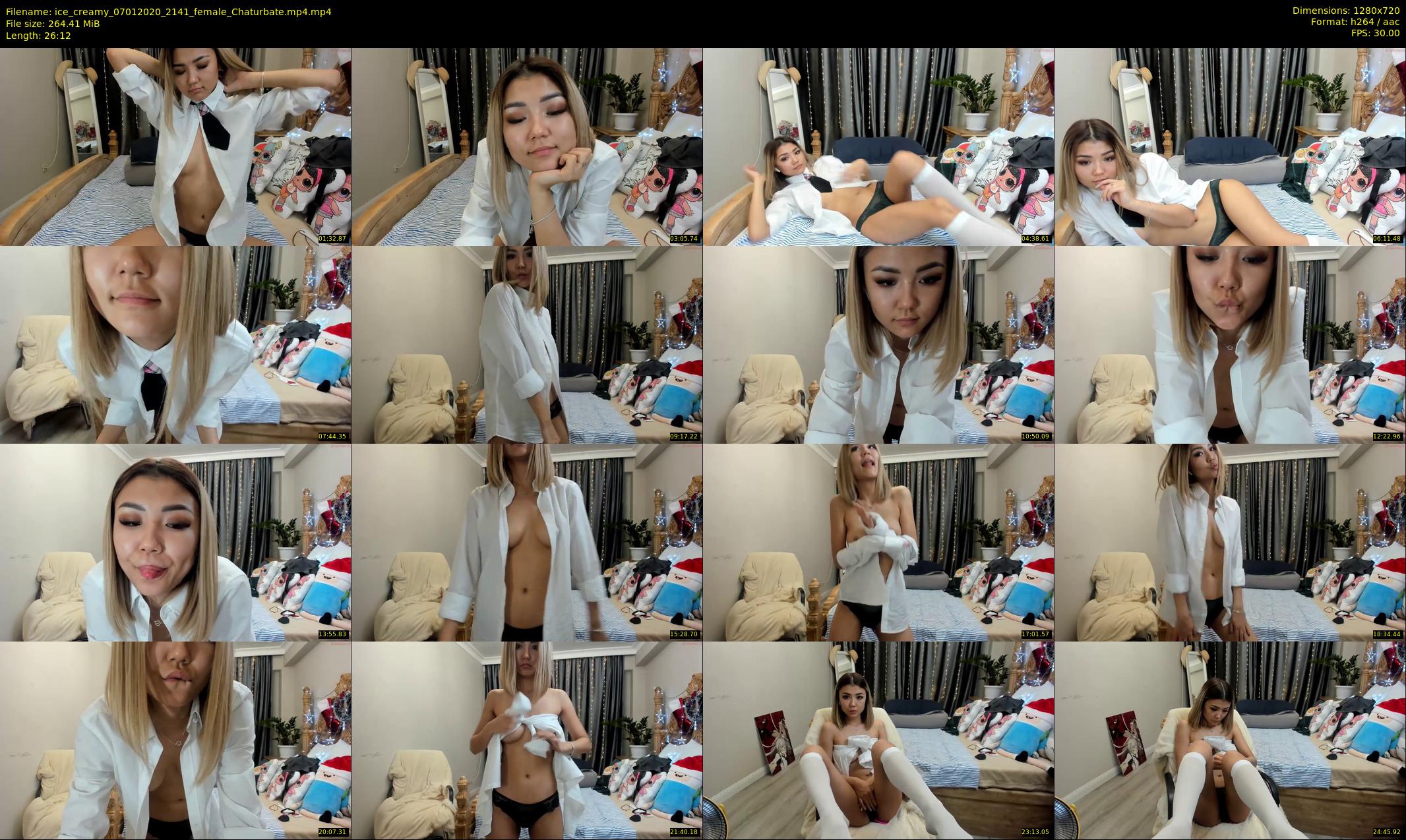 ice_creamy — 27 minute Chaturbate female cam show recording, 720p, Jan 7, 2020