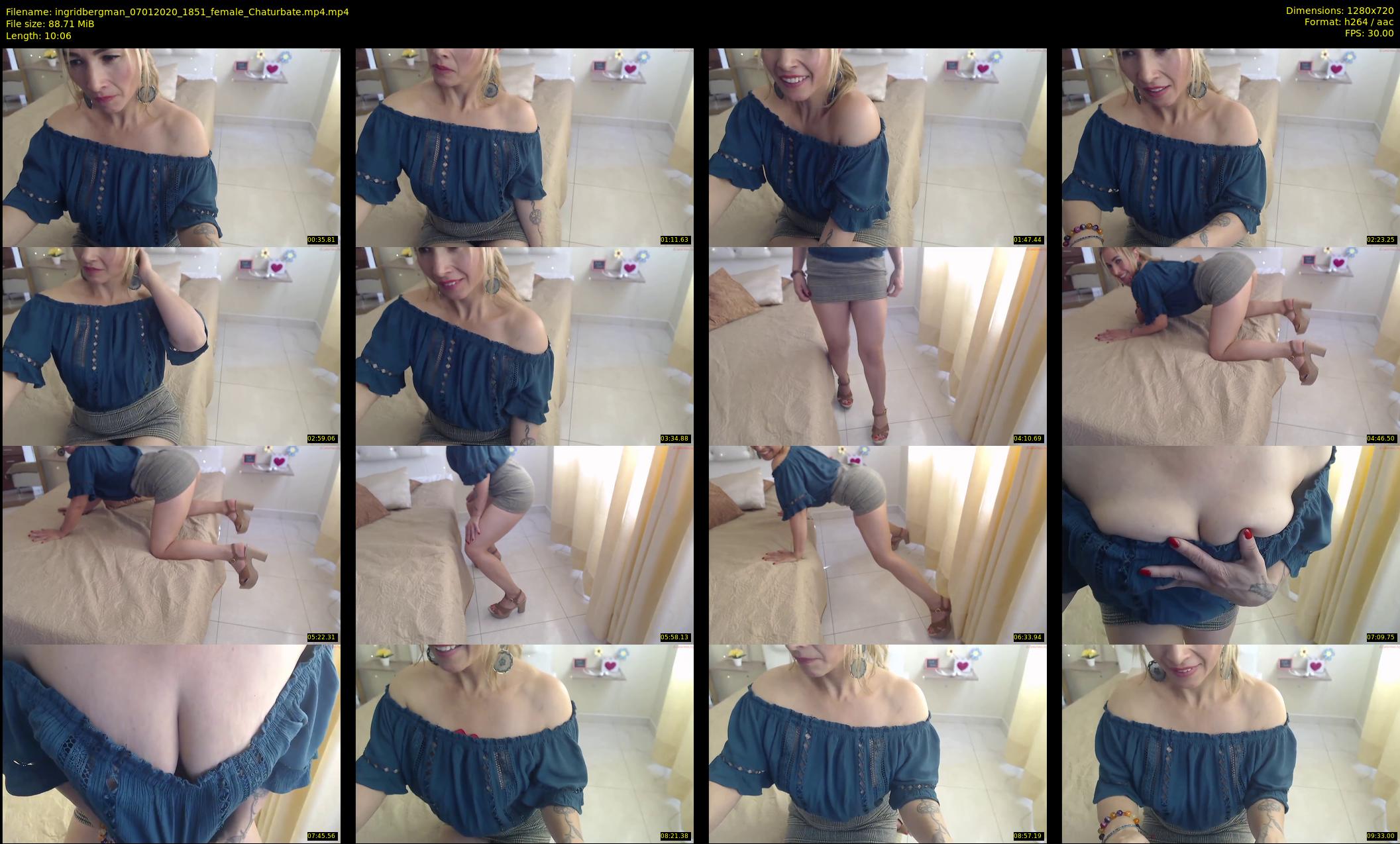 ingridbergman — 11 minute Chaturbate female cam show recording, 720p, Jan 7, 2020