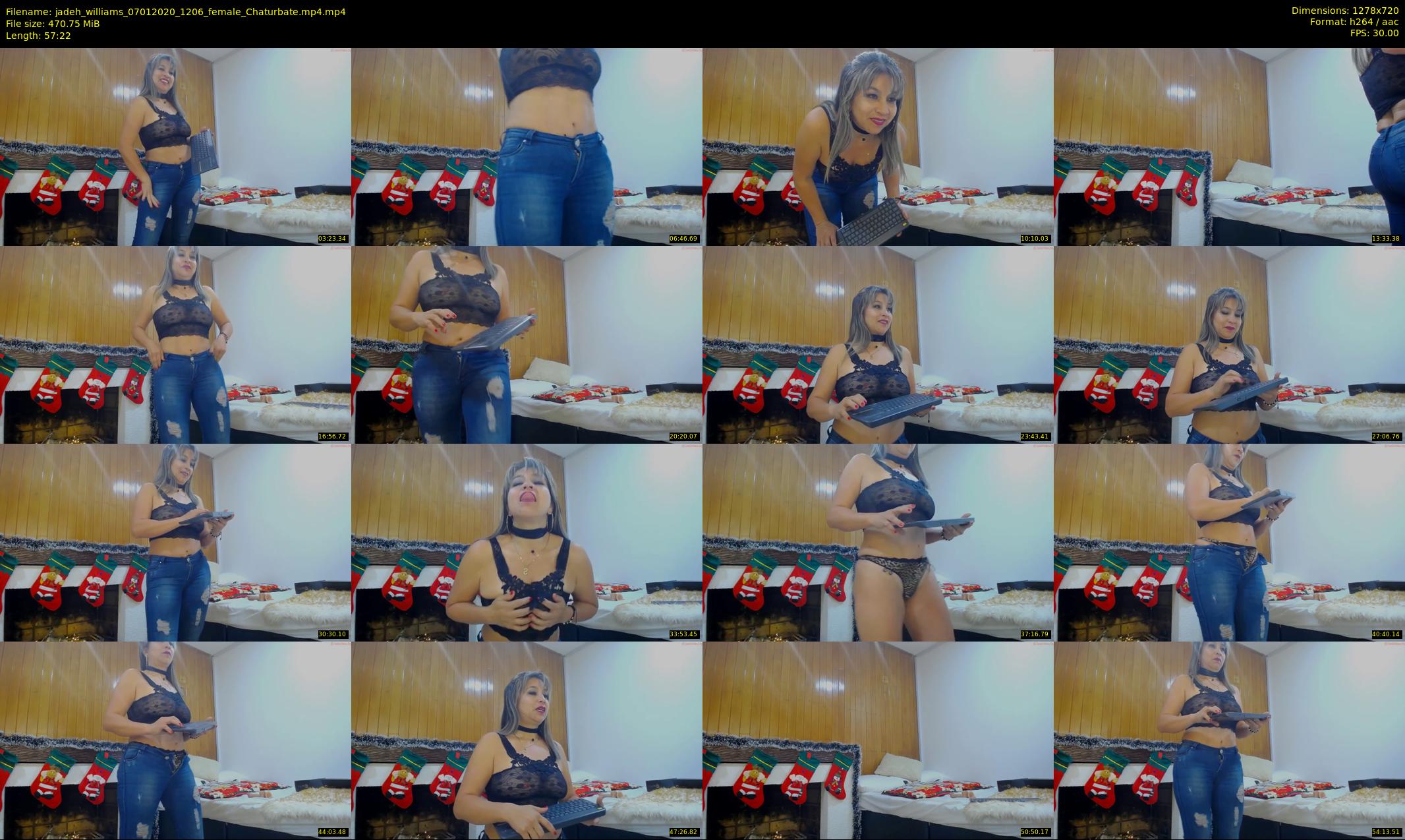 jadeh_williams — 58 minute Chaturbate female cam show recording, 720p, Jan 7, 2020