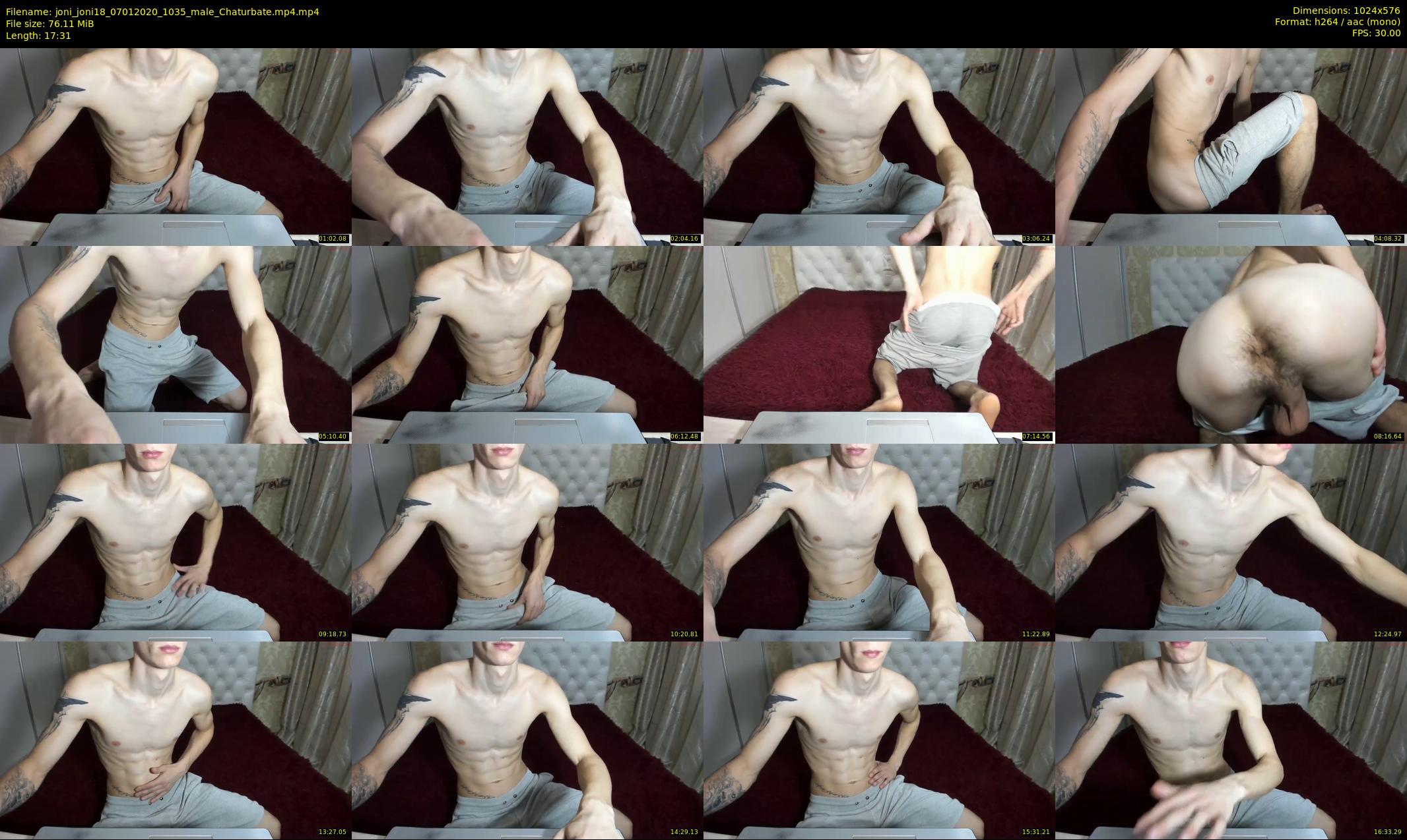 joni_joni18 — 18 minute Chaturbate male cam show recording, 480p, Jan 7, 2020