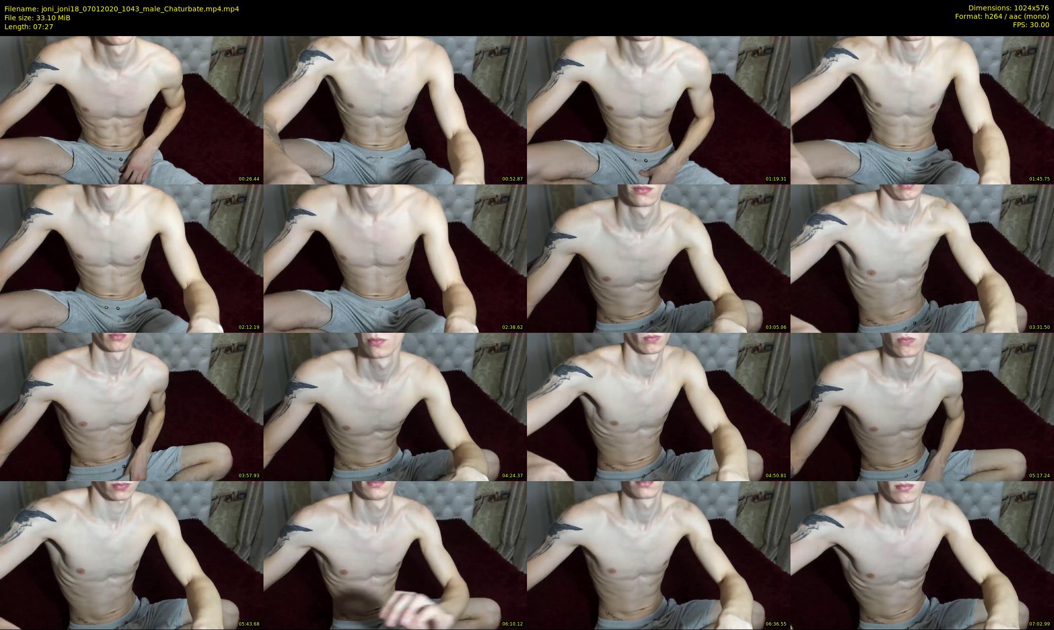 joni_joni18 — 8 minute Chaturbate male cam show recording, 480p, Jan 7, 2020