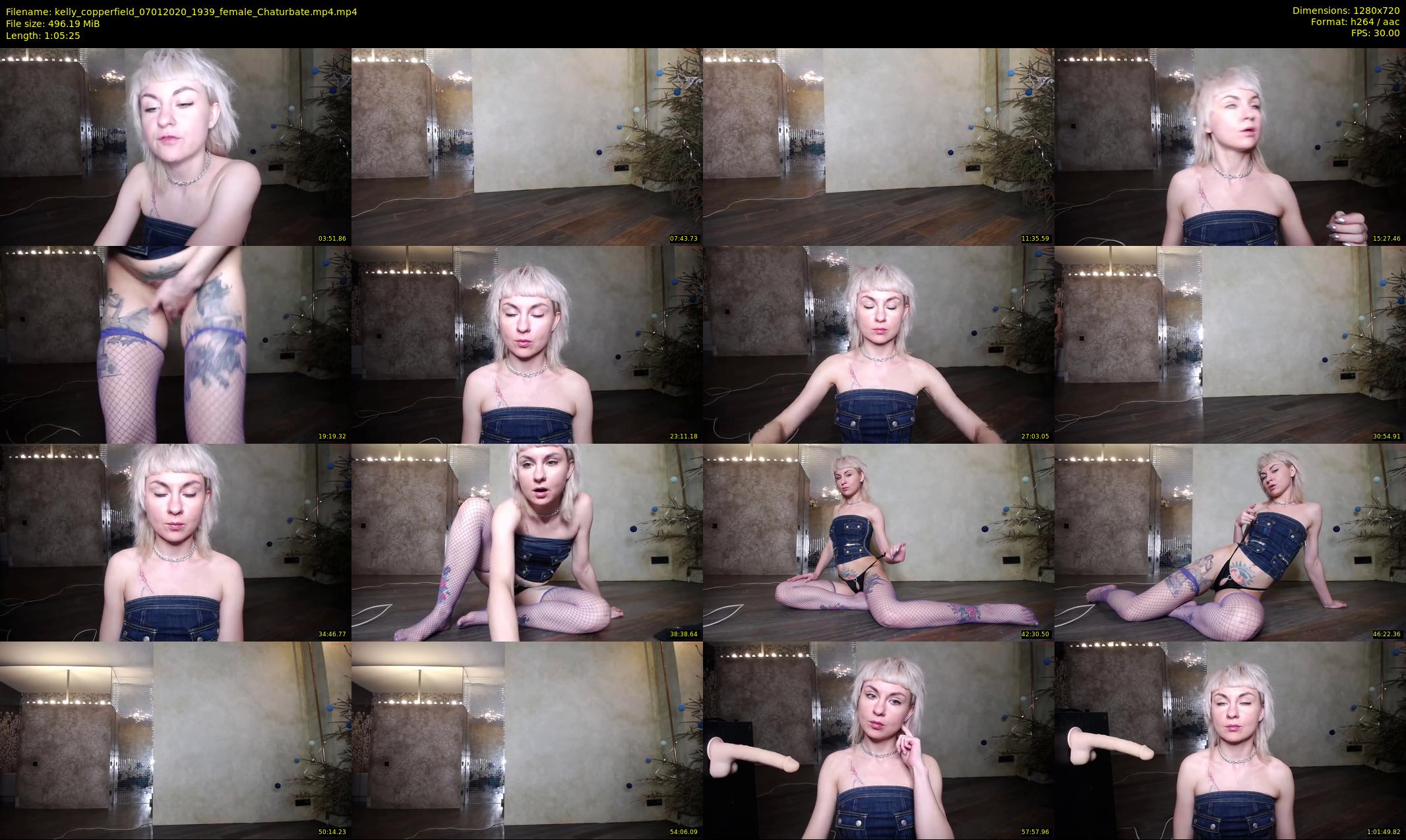 kelly_copperfield — 66 minute Chaturbate female cam show recording, 720p, Jan 7, 2020