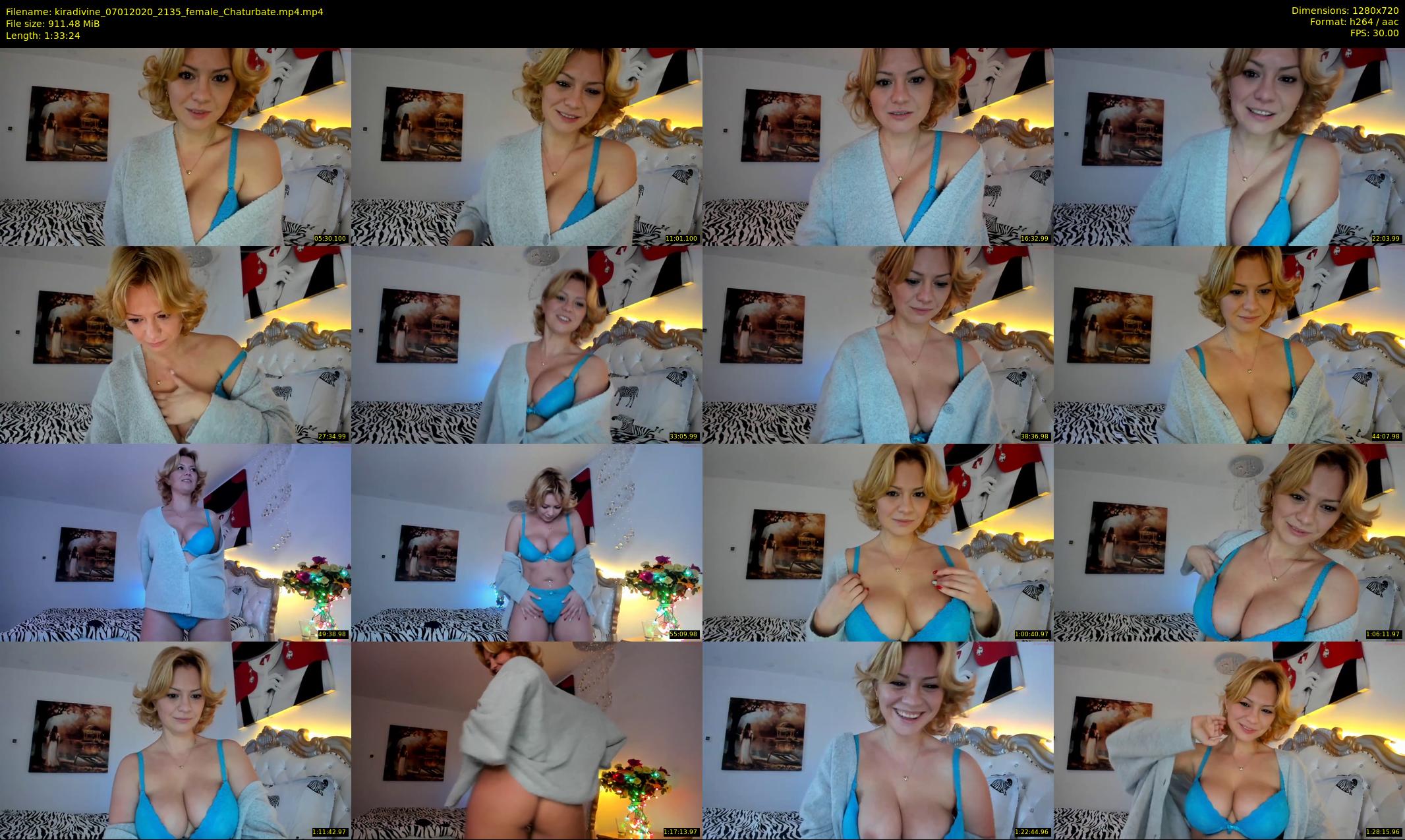 kiradivine — 94 minute Chaturbate female cam show recording, 720p, Jan 7, 2020