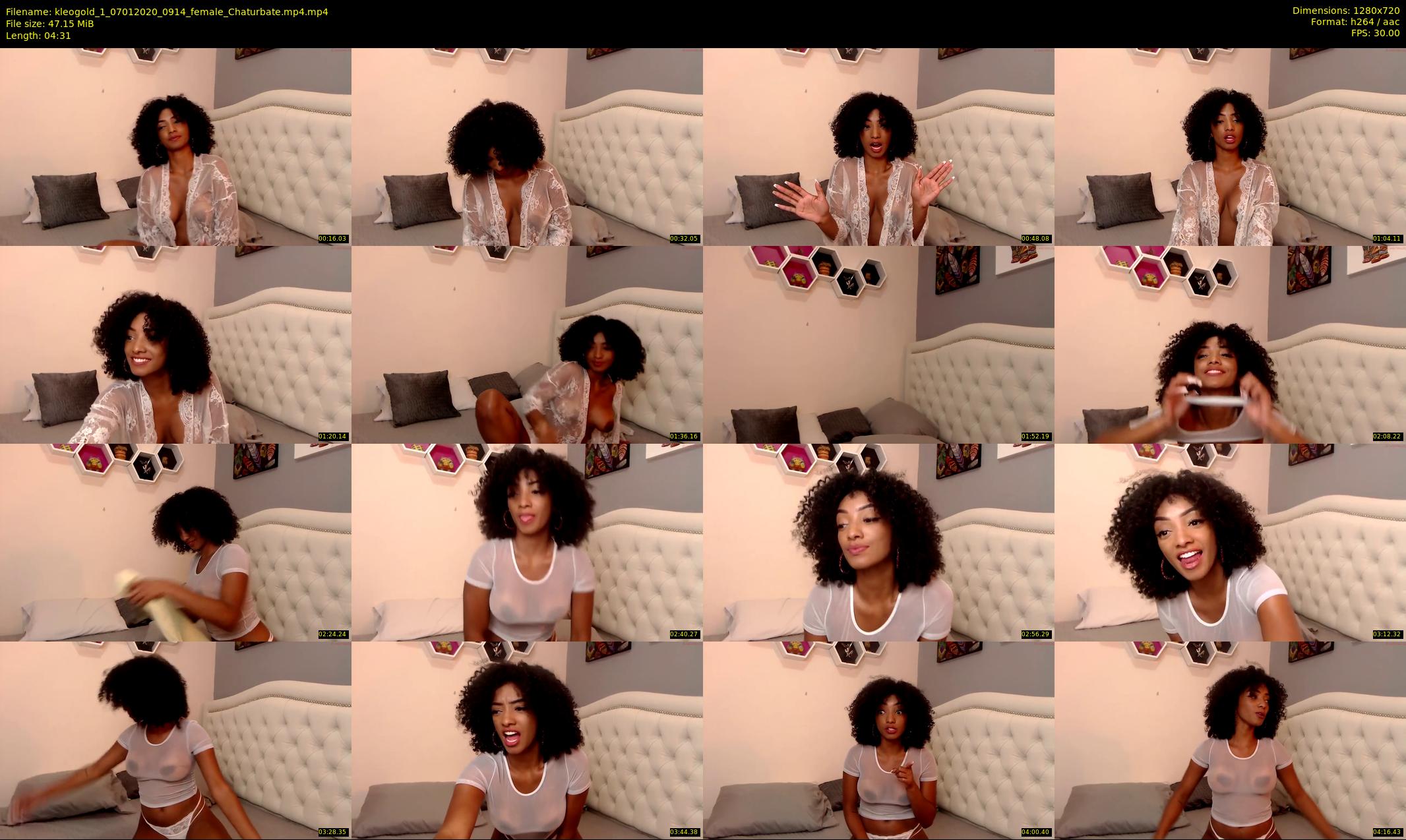 kleogold_1 — 5 minute Chaturbate female cam show recording, 720p, Jan 7, 2020
