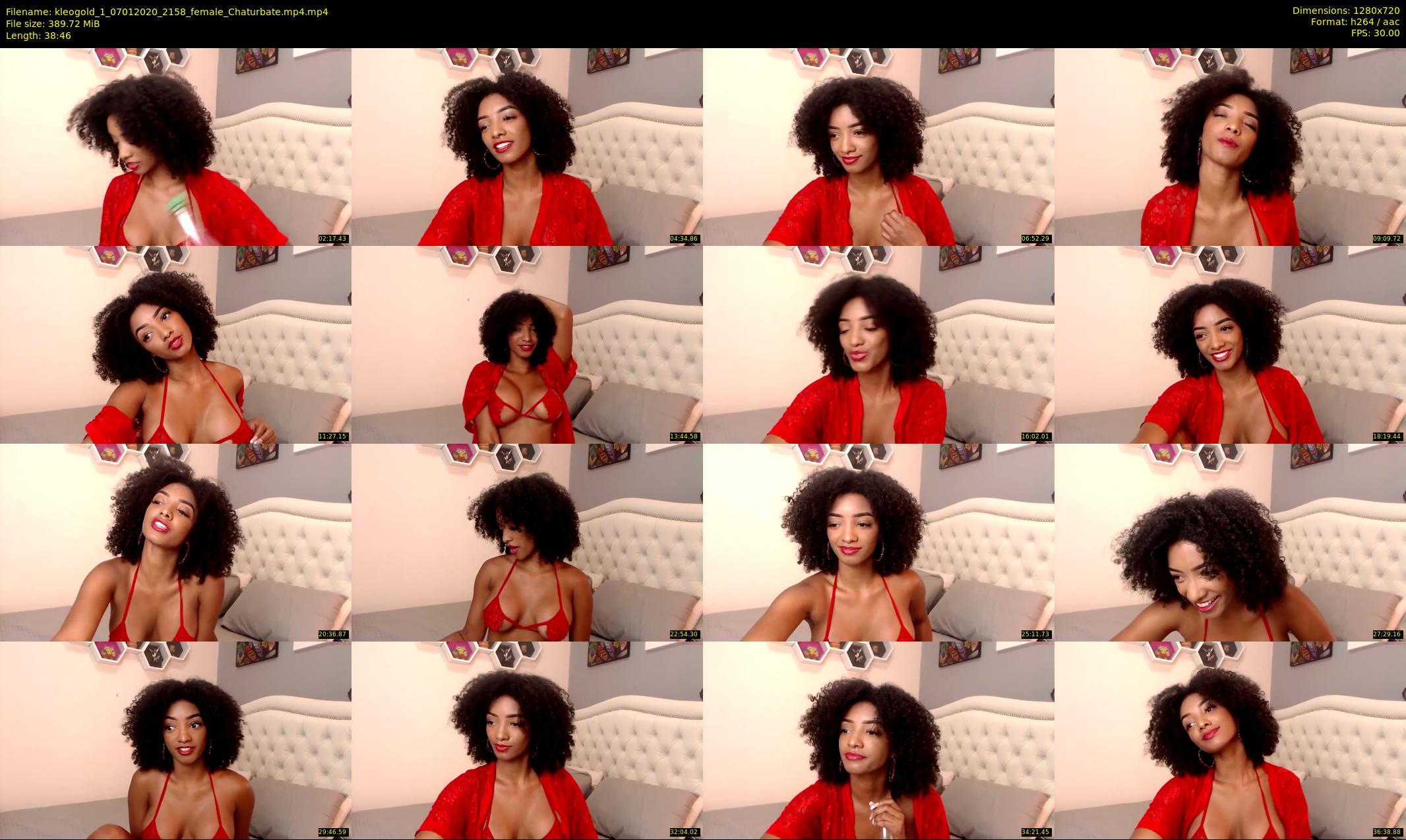 kleogold_1 — 39 minute Chaturbate female cam show recording, 720p, Jan 7, 2020