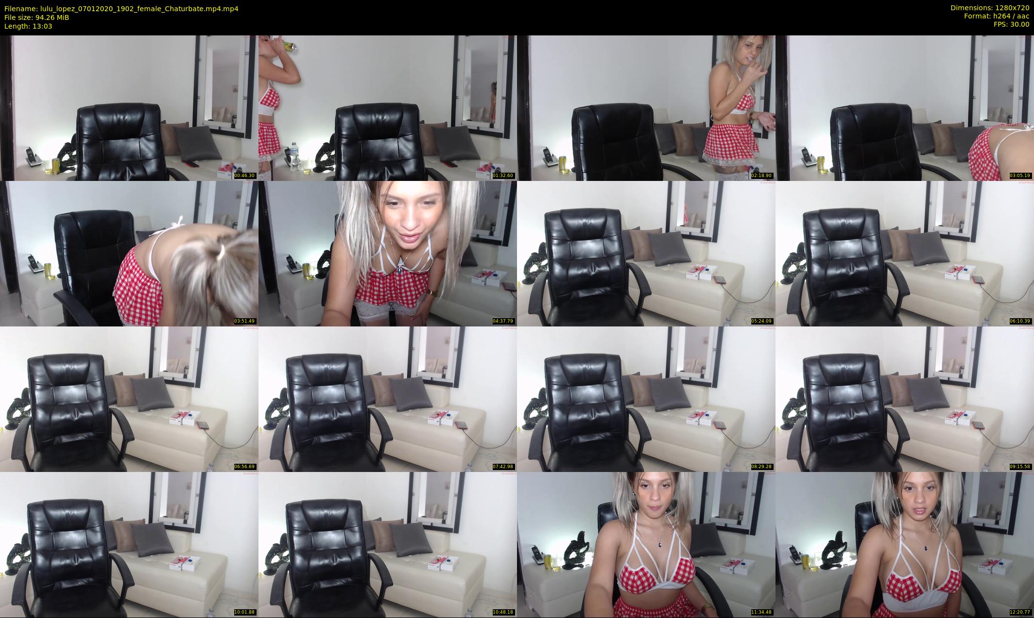 lulu_lopez — 14 minute Chaturbate female cam show recording, 720p, Jan 7, 2020