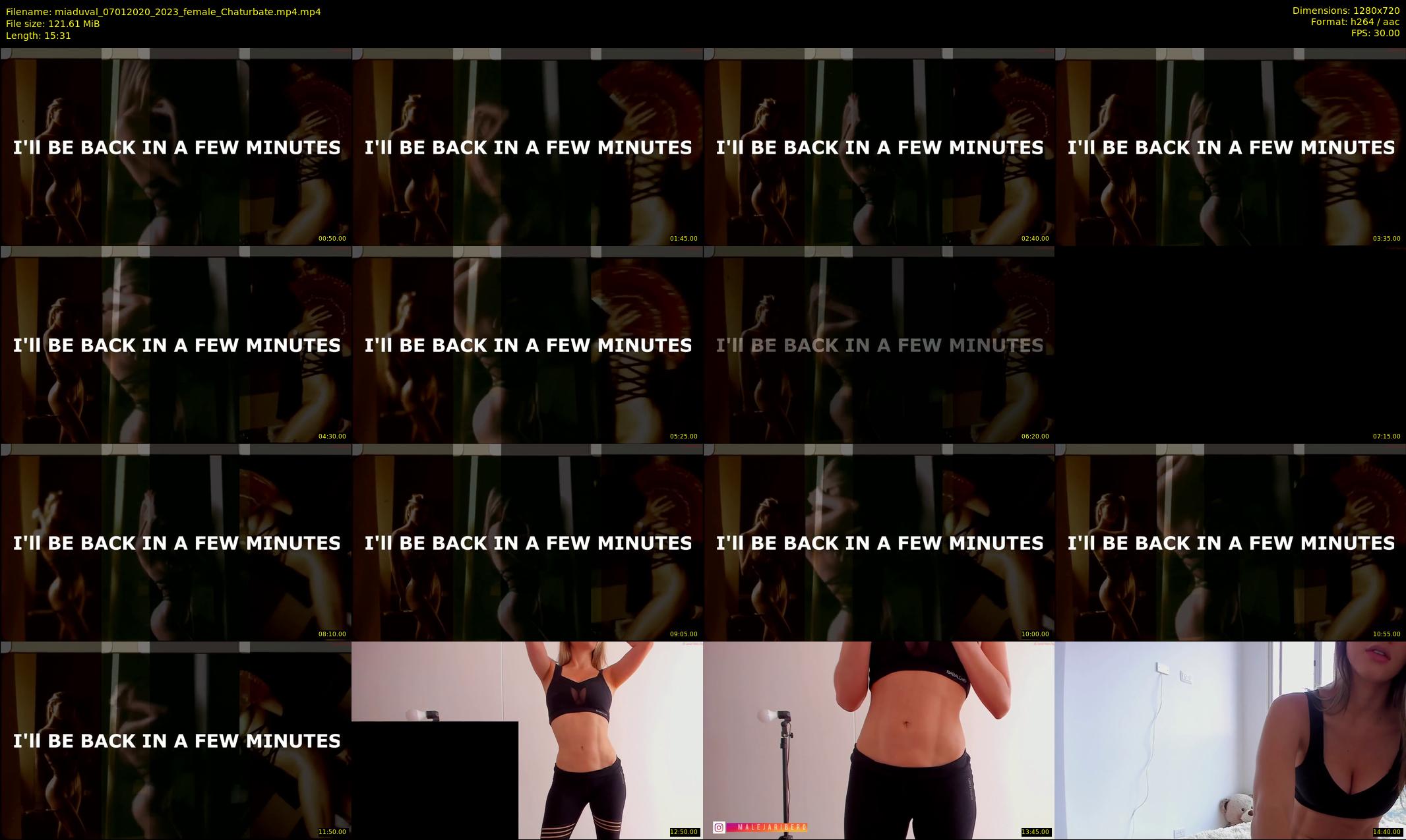 miaduval — 16 minute Chaturbate female cam show recording, 720p, Jan 7, 2020