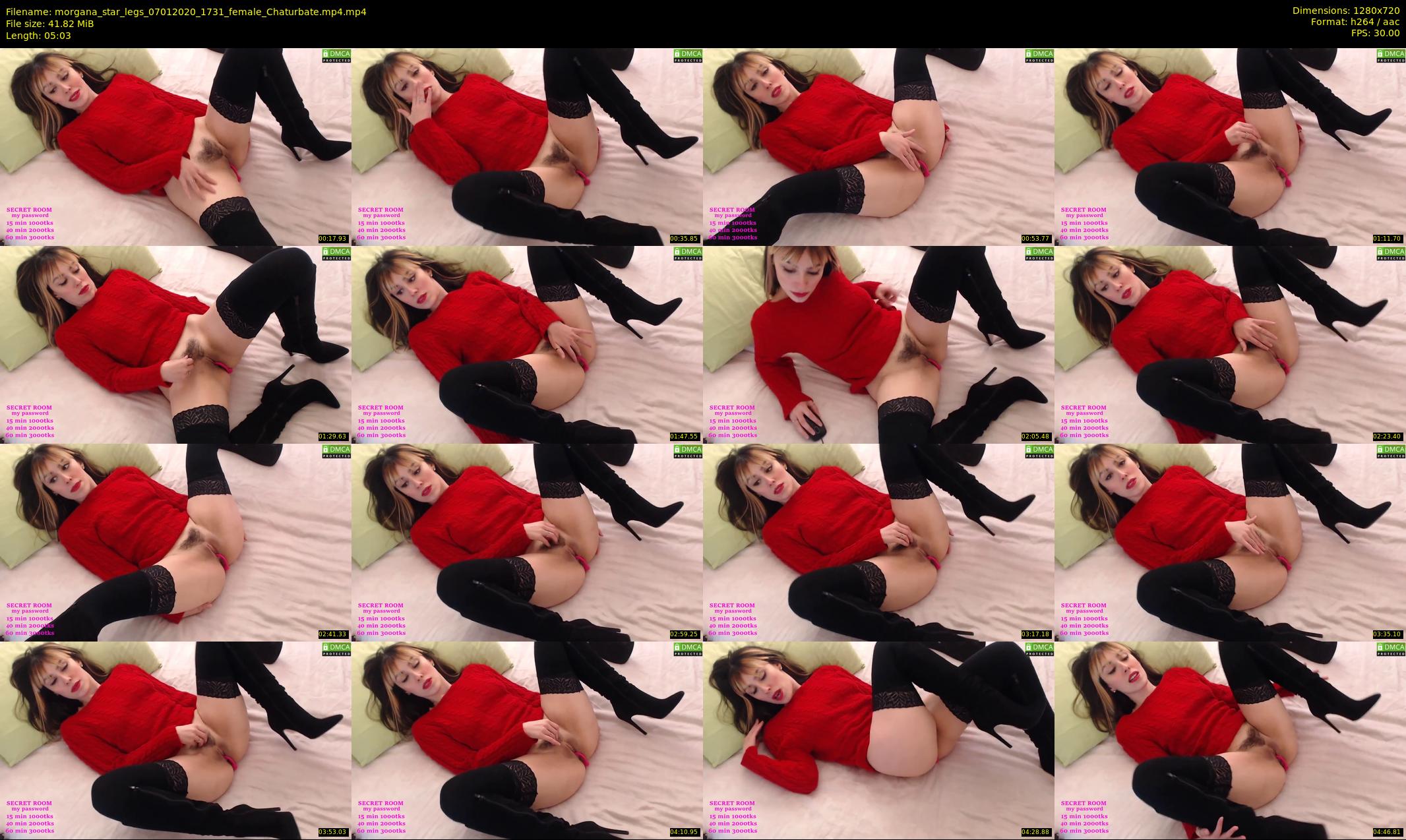 morgana_star_legs — 6 minute Chaturbate female cam show recording, 720p, Jan 7, 2020