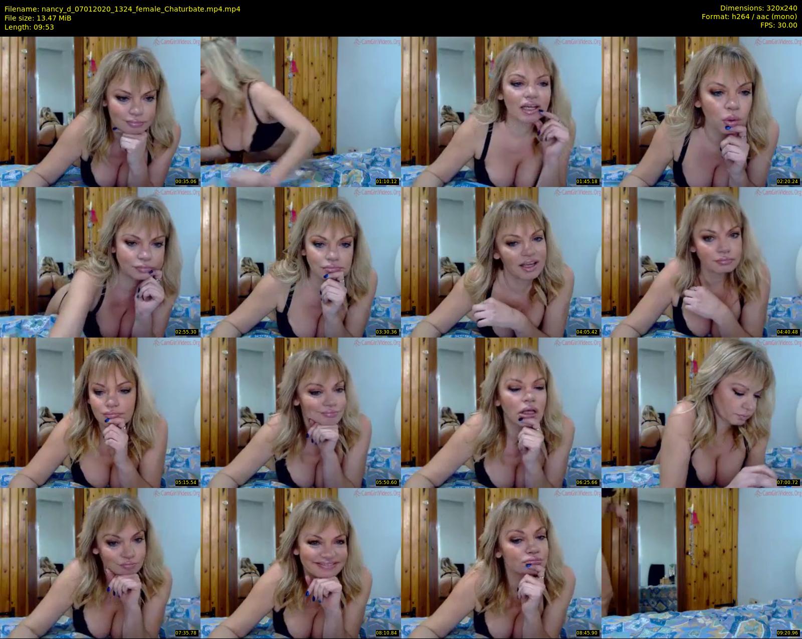 nancy_d — 10 minute Chaturbate female cam show recording, SD, Jan 7, 2020