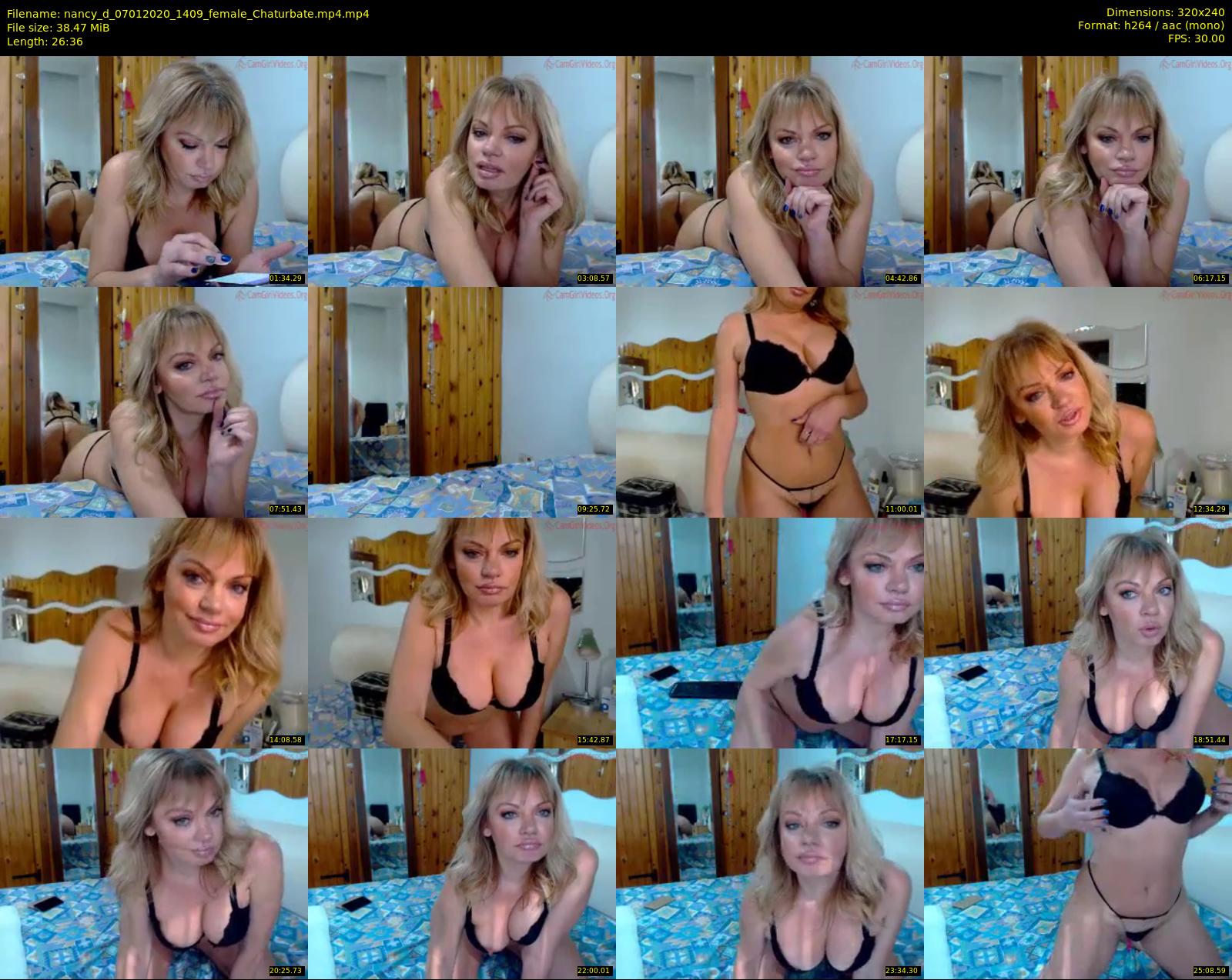 nancy_d — 27 minute Chaturbate female cam show recording, SD, Jan 7, 2020