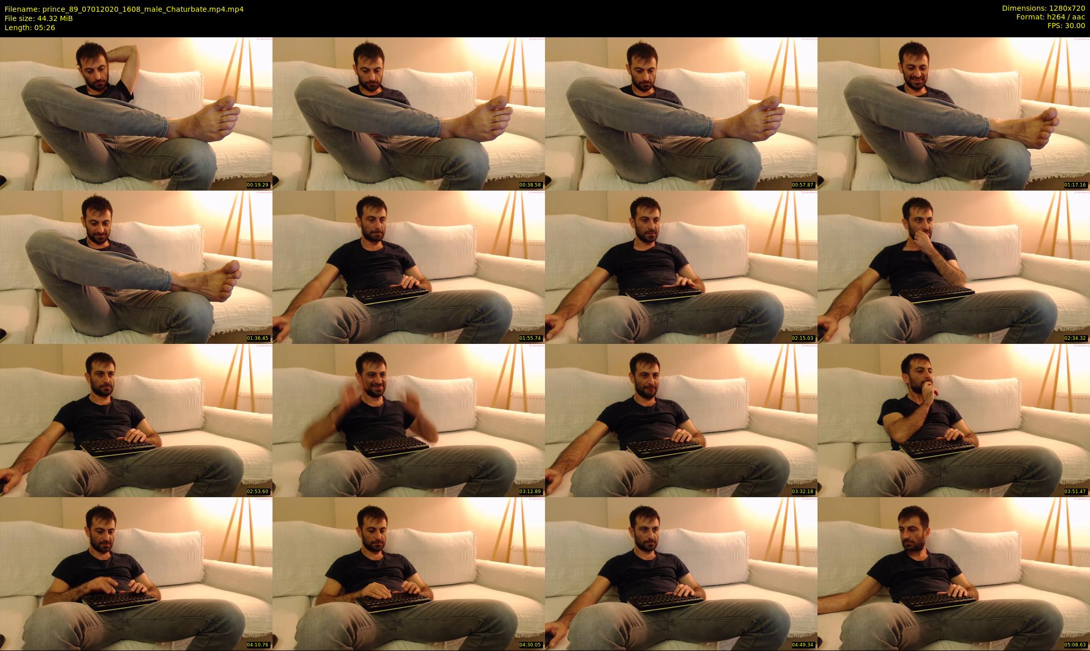 prince_89 — 6 minute Chaturbate male cam show recording, 720p, Jan 7, 2020