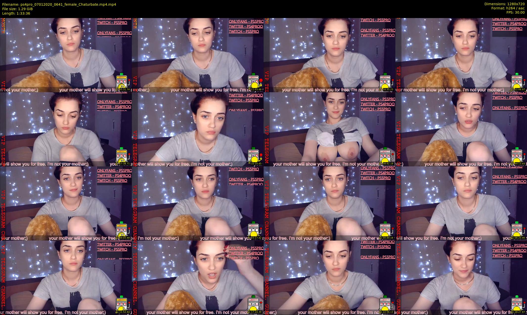 ps4pro — 94 minute Chaturbate female cam show recording, 720p, Jan 7, 2020