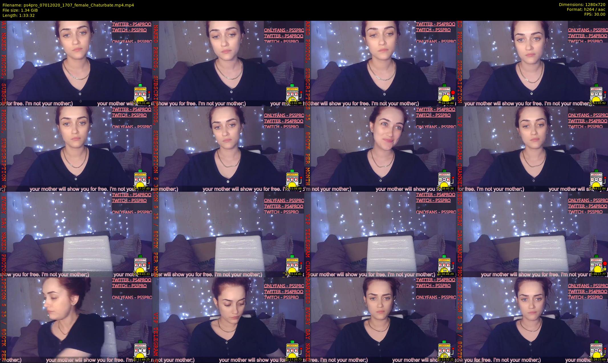 ps4pro — 94 minute Chaturbate female cam show recording, 720p, Jan 7, 2020