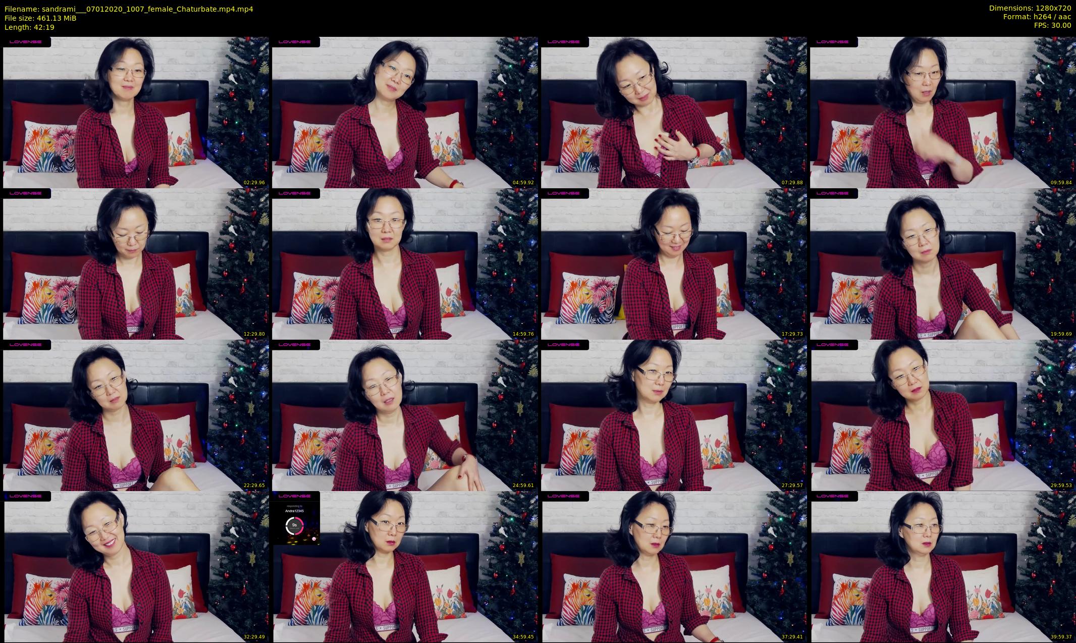 sandrami__ — 43 minute Chaturbate female cam show recording, 720p, Jan 7, 2020