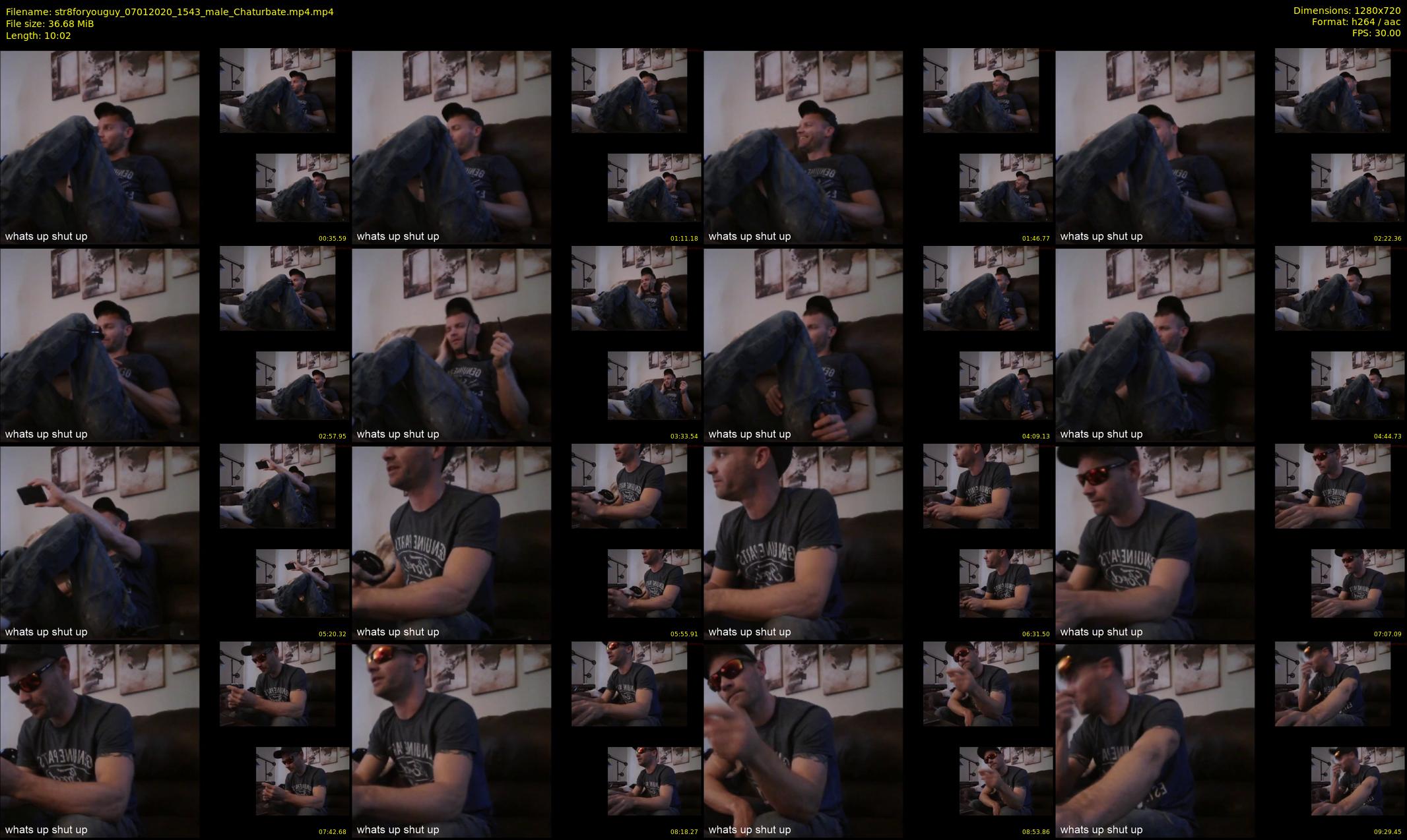 str8foryouguy — 11 minute Chaturbate male cam show recording, 720p, Jan 7, 2020