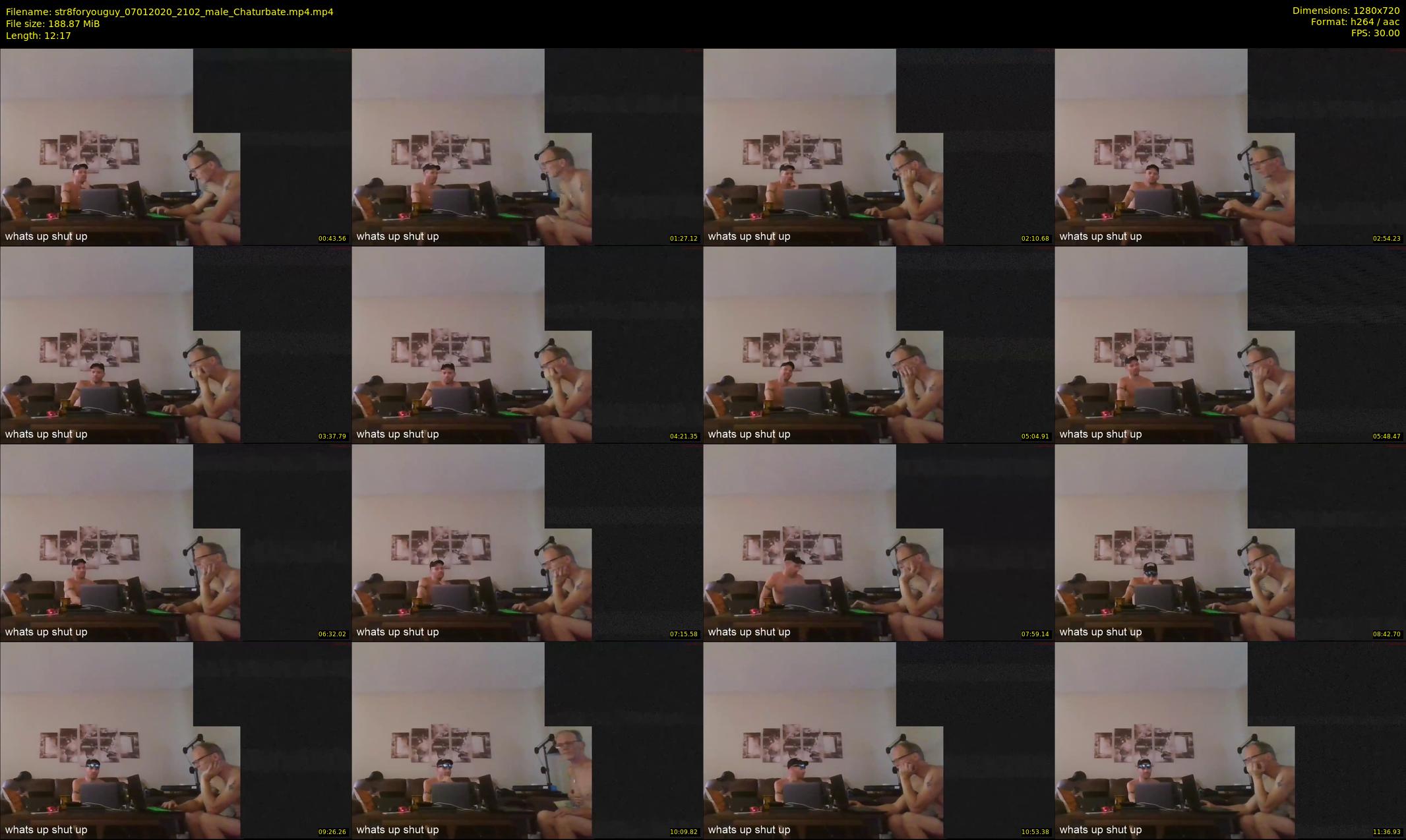 str8foryouguy — 13 minute Chaturbate male cam show recording, 720p, Jan 7, 2020